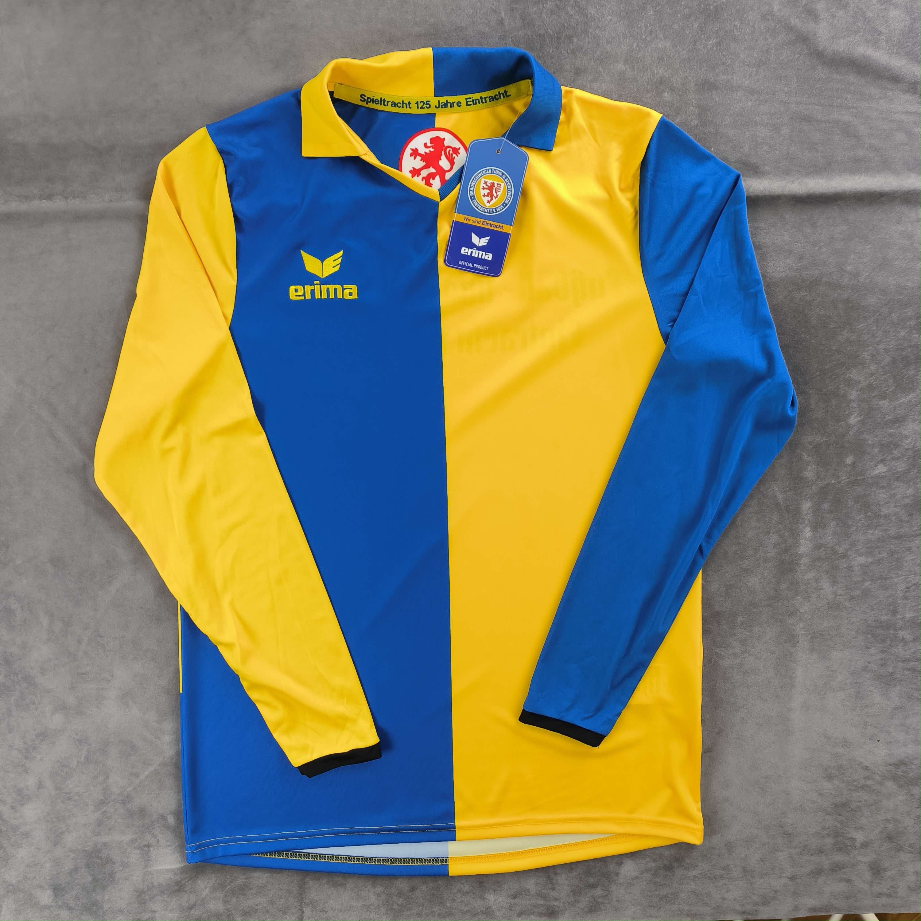 Erima NEW Eintracht Braunschweig 20-21 Anniversary football jersey Size US M / EU 48-50 / 2 - 1 Thumbnail