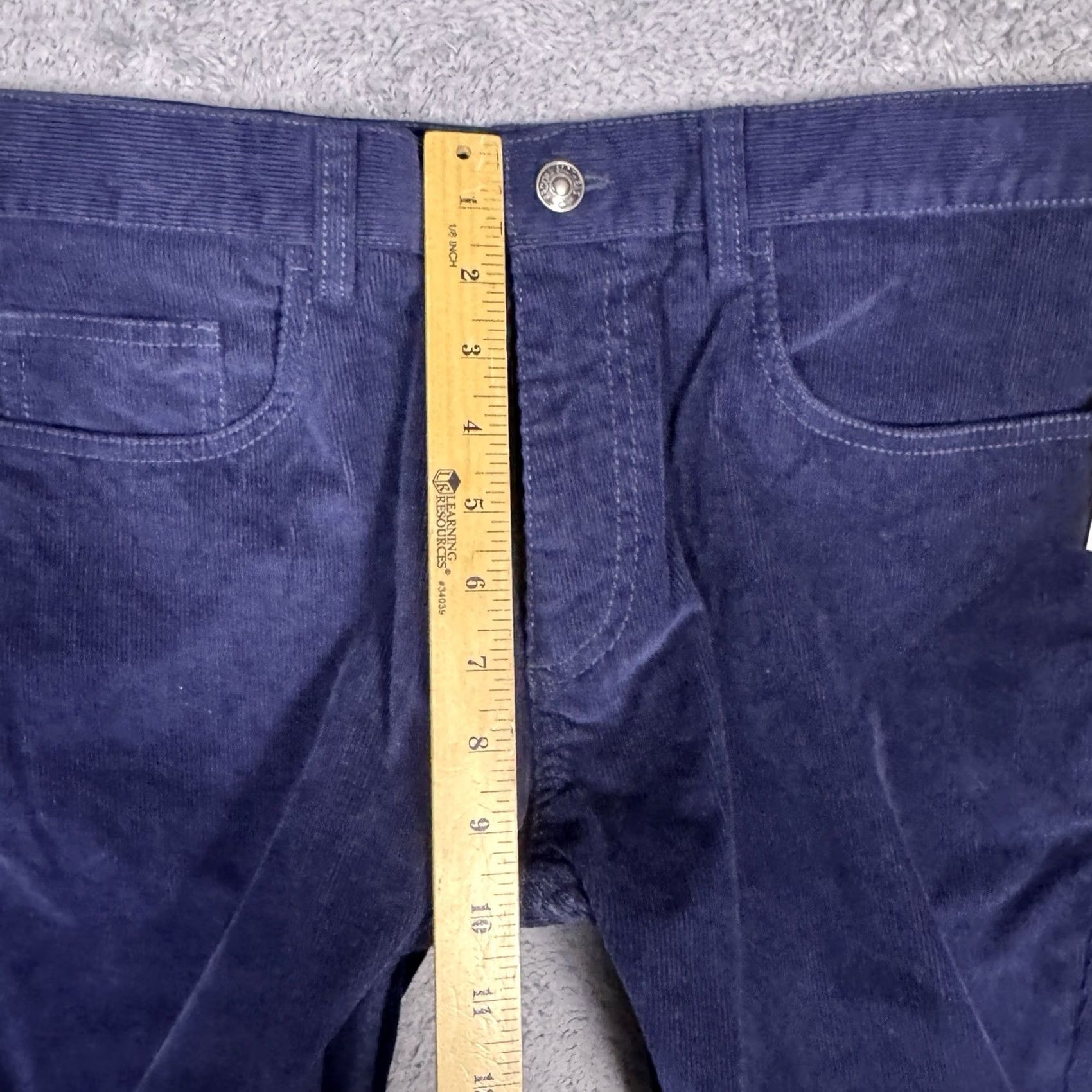 Brooks Brothers Brooks Brothers Pants Mens 35x32 Corduroy Slim Trouser Chino 5 Pocket Blue Size US 35 - 7 Thumbnail