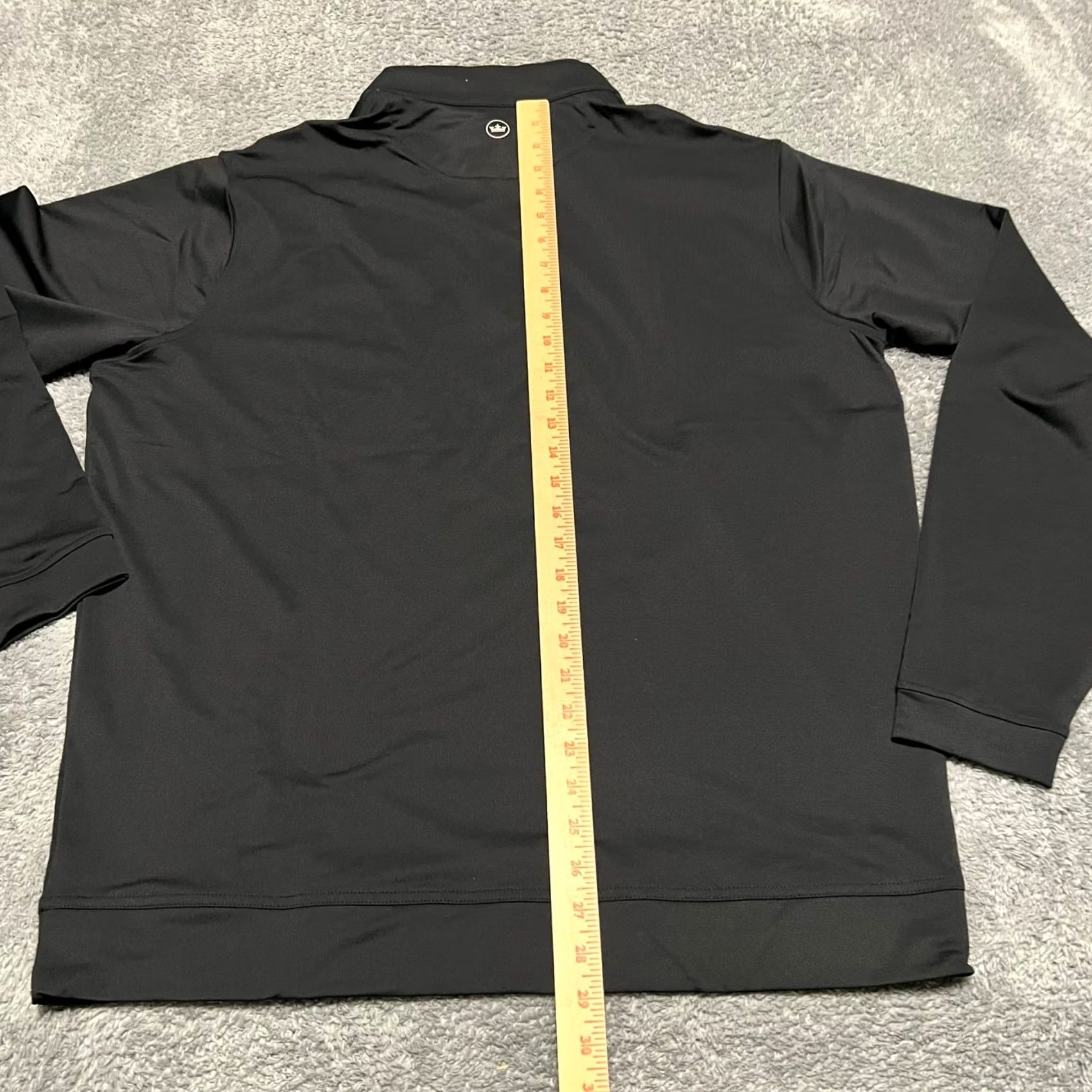Peter Millar Peter Millar Shirt Mens XL Performance Golf Quarter Zip Long Sleeve Black XL Mens Shirt Black Size US XL / EU 56 / 4 - 6 Thumbnail