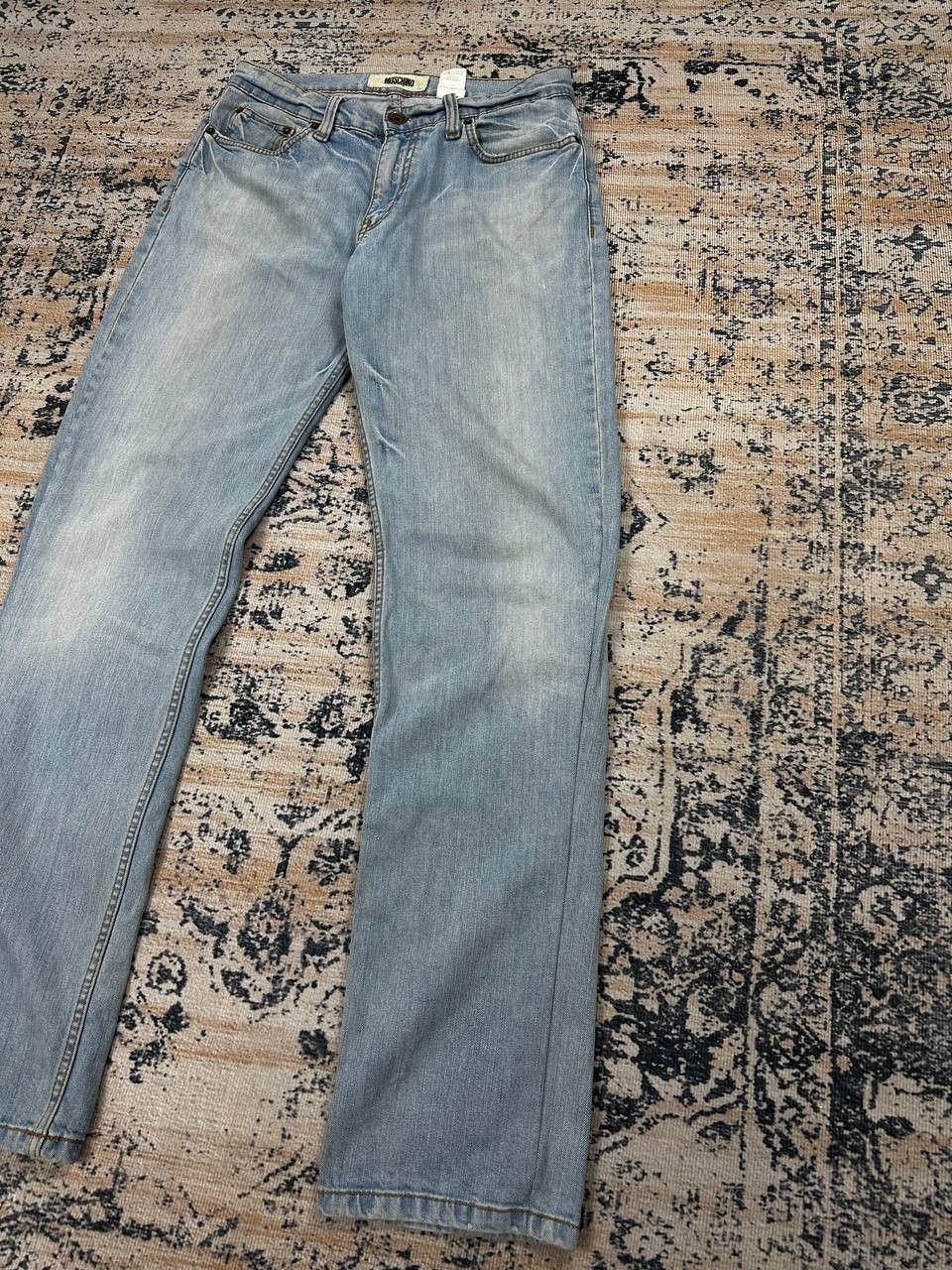Moschino × Vintage Vintage Love Moschino Jeans Distressed Denim Pants 00s Size US 32 / EU 48 - 4 Thumbnail