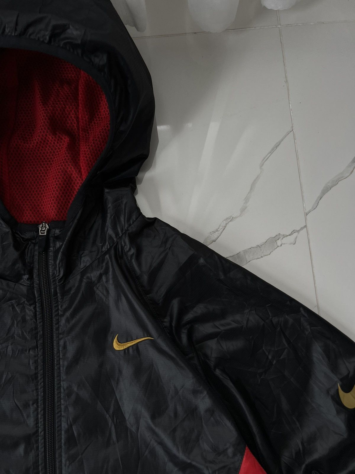 Nike × Vintage 90’s NIKE MULTISWOOSH LOGO Y2K RARE TRACK JACKET GORPCORE Size US L / EU 52-54 / 3 - 4 Thumbnail
