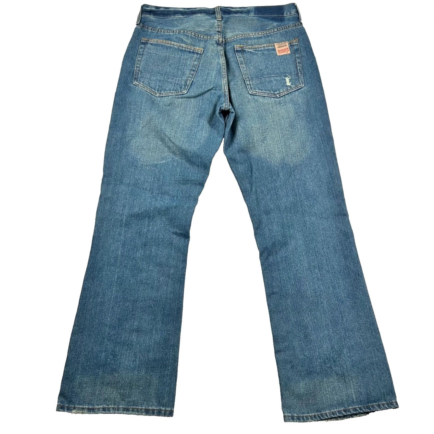 Abercrombie & Fitch VINTAGE Abercrombie Fitch Jeans Mens 32x30 Shacker Straight Bruce Y2K Faded USA Size US 32 / EU 48 - 2 Thumbnail