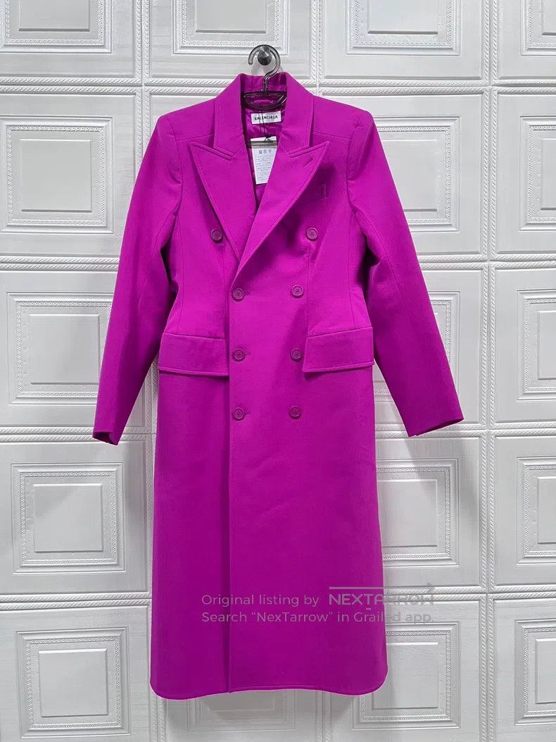 Balenciaga Balenciaga Hourglass Double Breasted Coat Size XS / US 0-2 / IT 36-38 - 1 Thumbnail