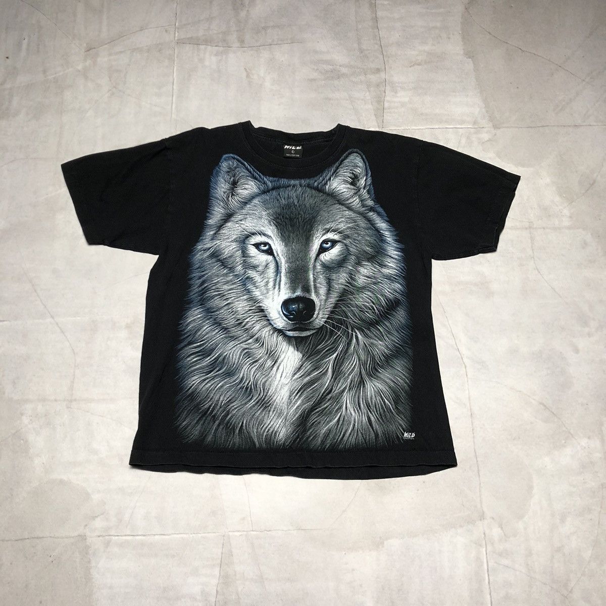 Vintage vintage Wolf T-Shirt The Mountain Retro Hip Hop 90s animal Size US L / EU 52-54 / 3 - 1 Thumbnail