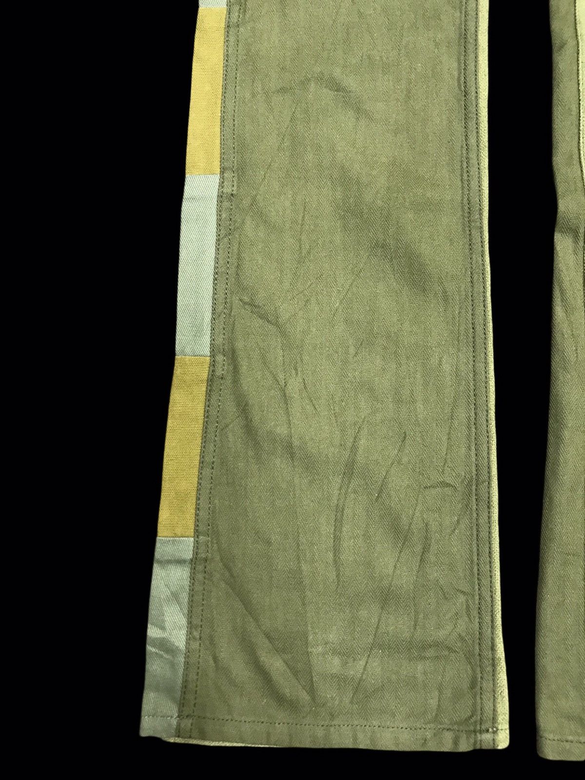 Japanese Brand 💥ART X FLARE💥ARCHIVAL MASH MULTITONES LOW RISE PANT F402 Size US 30 / EU 46 - 10 Thumbnail