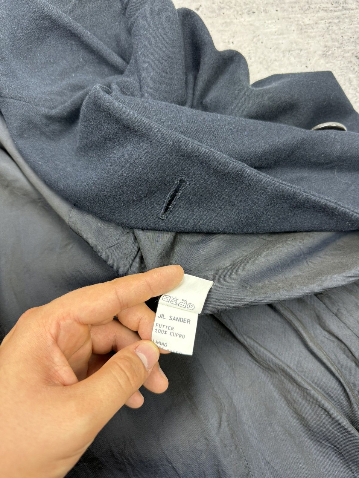 Jil Sander Vintage Jil Sander Lambswool Women Double-Breasted Blazer Size XS / US 0-2 / IT 36-38 - 12 Thumbnail