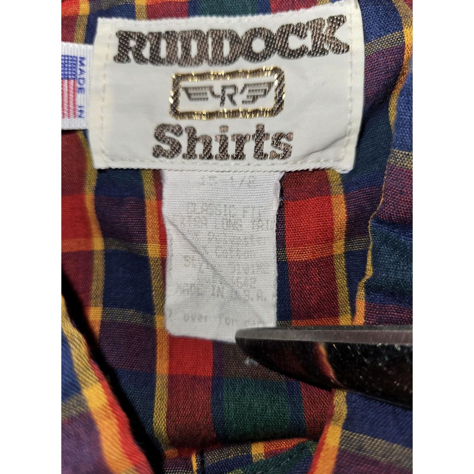 Vintage VINTAGE Ruddock Shirt Mens Small Red Plaid Western Pearl Snap Short Sleeve USA Size US M / EU 48-50 / 2 - 3 Thumbnail