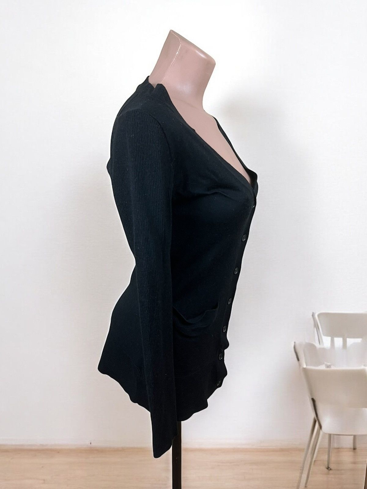 DKNY DKNY black woolen cardigan size S Size S / US 4 / IT 40 - 2 Thumbnail