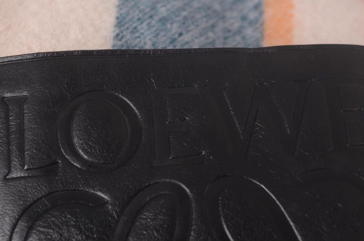 Loewe Loewe colorblocked striped logo wool leather jacket Size XS / US 0-2 / IT 36-38 - 7 Thumbnail