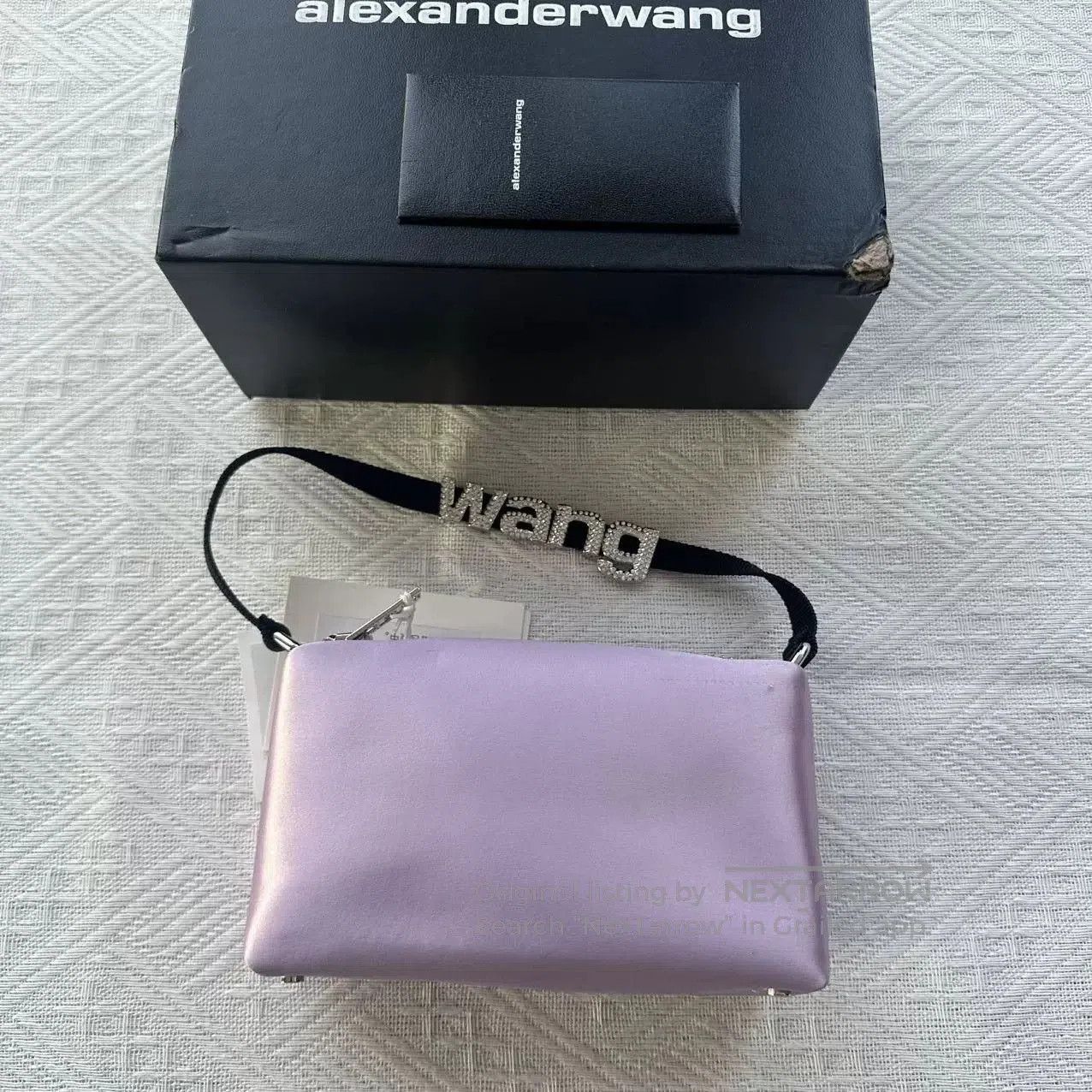 Alexander Wang Alexander Wang Purple Silk Rhinestone Handbag. Size ONE SIZE - 1 Thumbnail