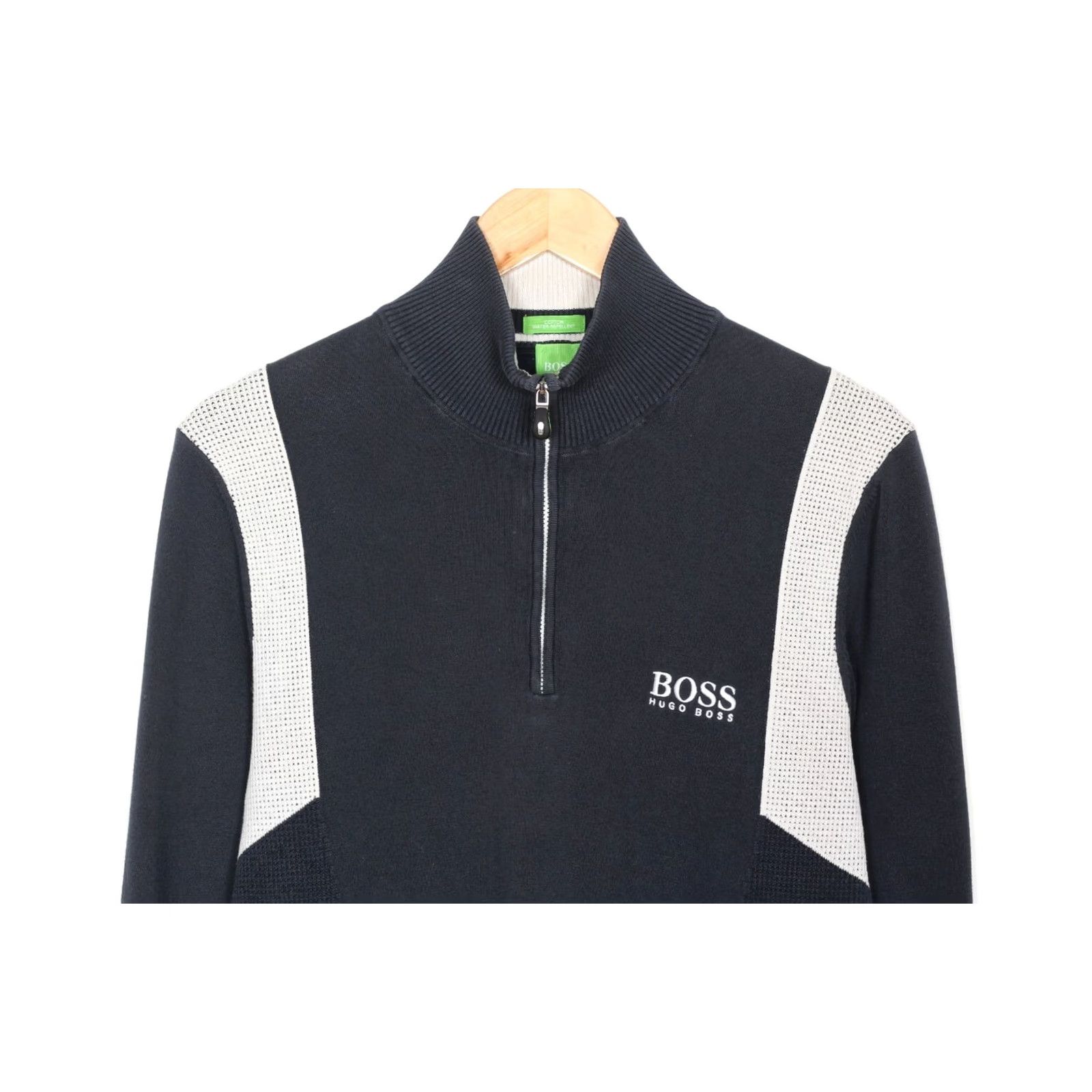 Hugo Boss HUGO BOSS Zelchior Pro Jumper Sweater Men S Blue Knit 1/4 Zip Pullover Classic Designer Jumper Mens Size US S / EU 44-46 / 1 - 3 Thumbnail