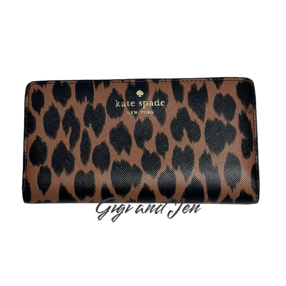 Kate spade cheetah discount wallet