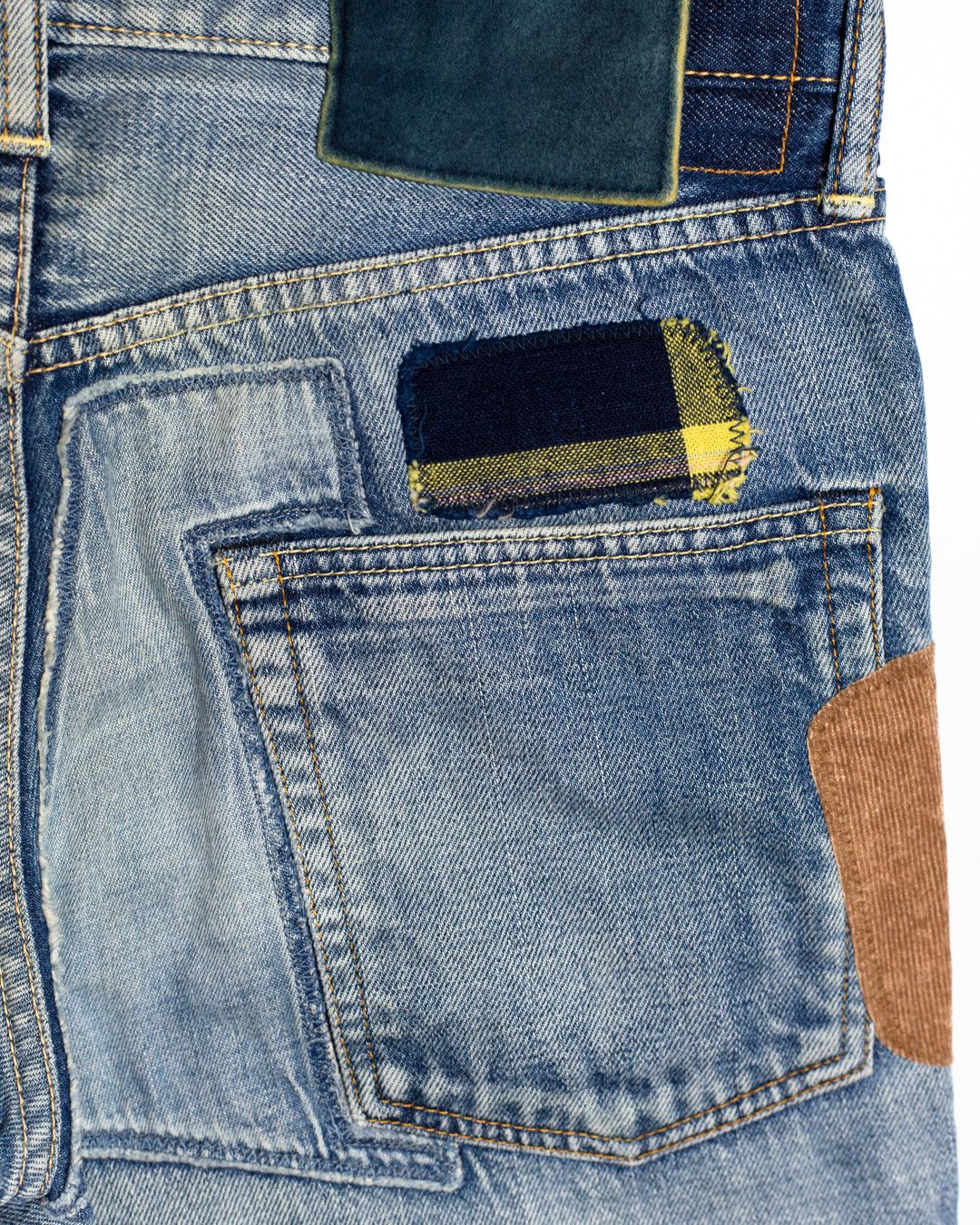 Visvim 03D8 PATCHWORK DENIM Size US 30 / EU 46 - 9 Thumbnail