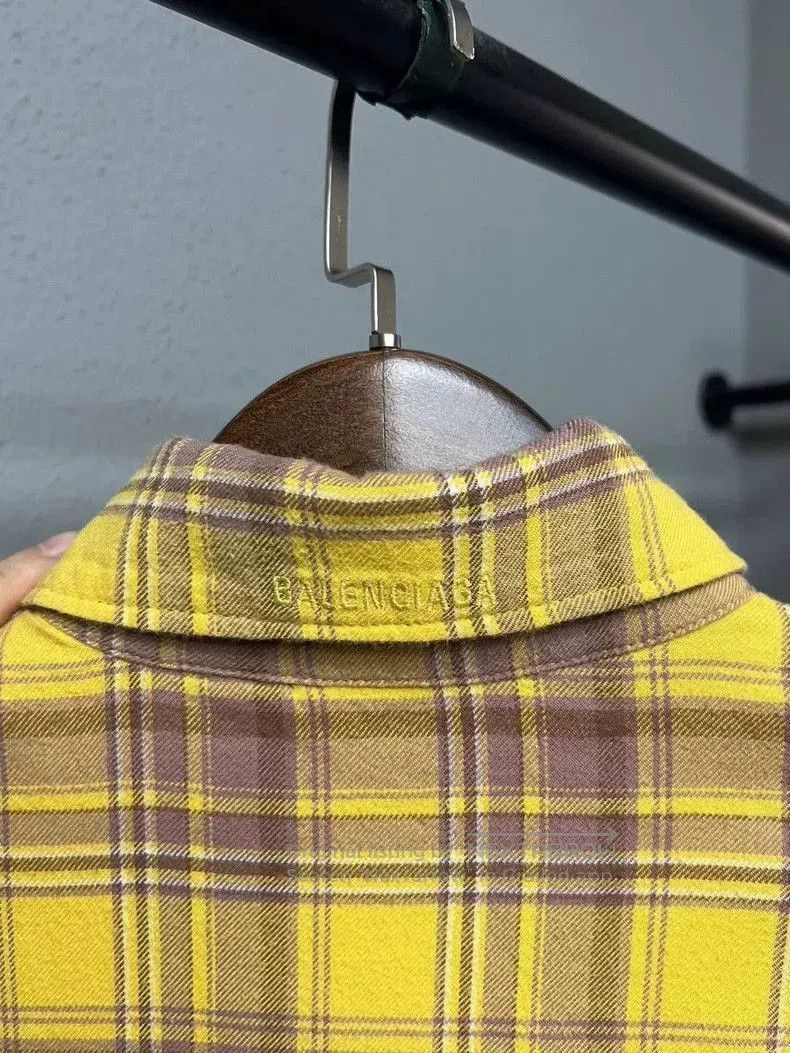 Balenciaga Balenciaga Double-sided Flannel Cotton Shirt. Size US XS / EU 42 / 0 - 3 Thumbnail