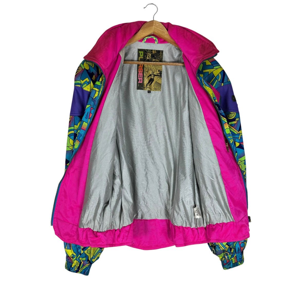 Japanese Brand × Pulse 🌟VINTAGE 90s PULSER LINE HOODIE ZIP SKI WEAR JACKET Size US L / EU 52-54 / 3 - 9 Thumbnail
