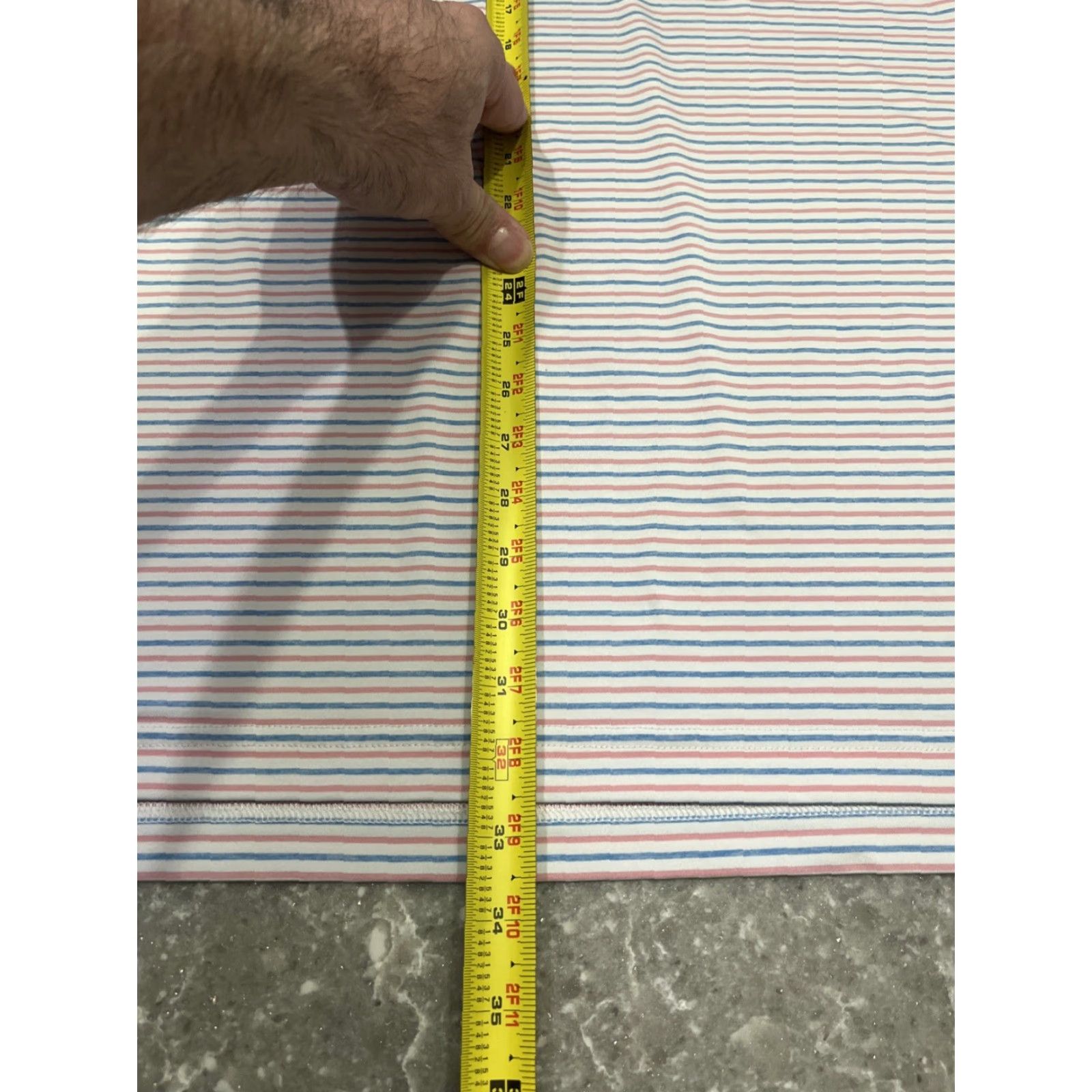 Vineyard Vines Vineyard Vines OTG On-The-Go Sankaty Performance Polo Shirt Striped XL Men Polo Short Sleeve Regular Multicolor Logo Spring Summer Golf Tennis Walking Size US XL / EU 56 / 4 - 5 Thumbnail