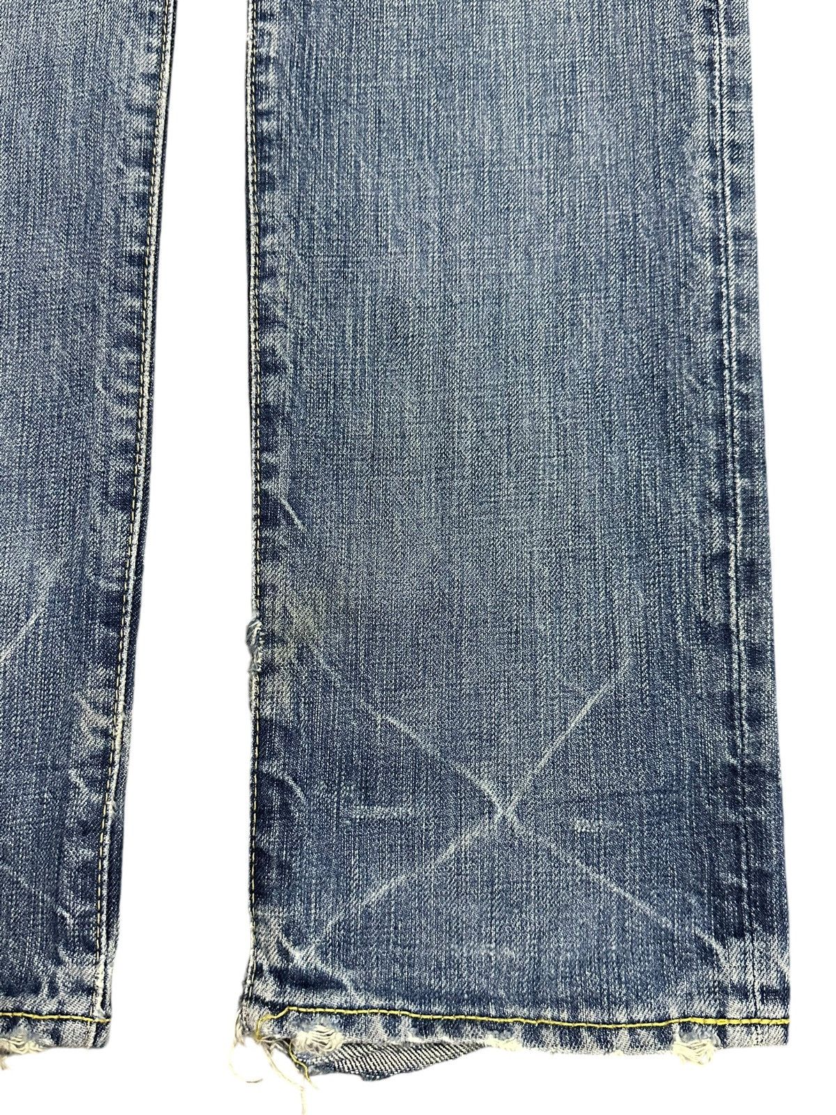 Hysteric Glamour Vintage Japan Hysteric Glamour Faded Wash Distressed Jeans Size US 29 - 8 Thumbnail