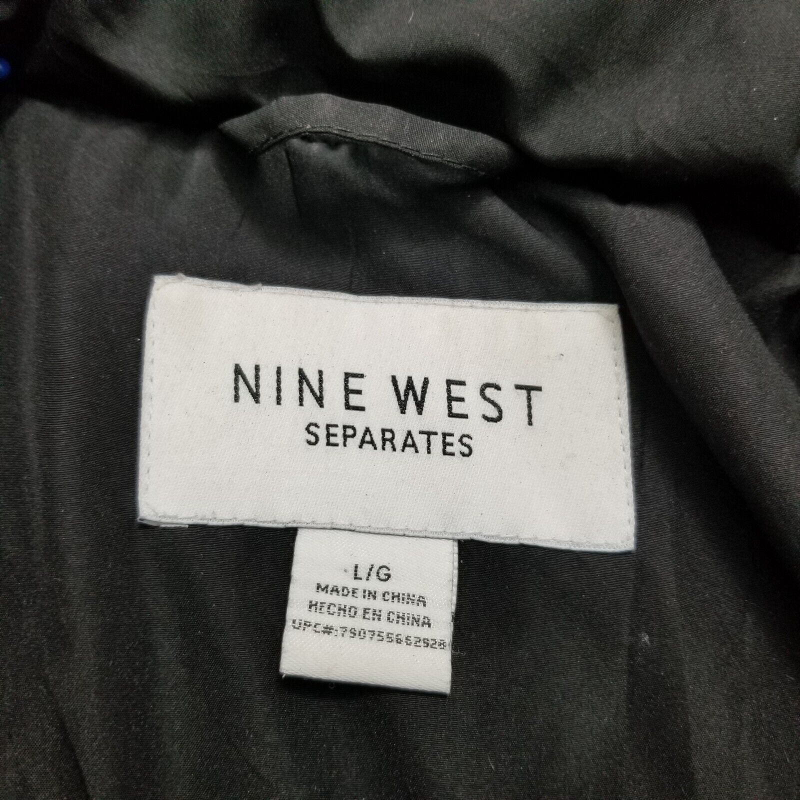 Nine West Nine West Puffer Jacket Womens Large Zip Pockets Duck Down Size L / US 10 / IT 46 - 6 Thumbnail