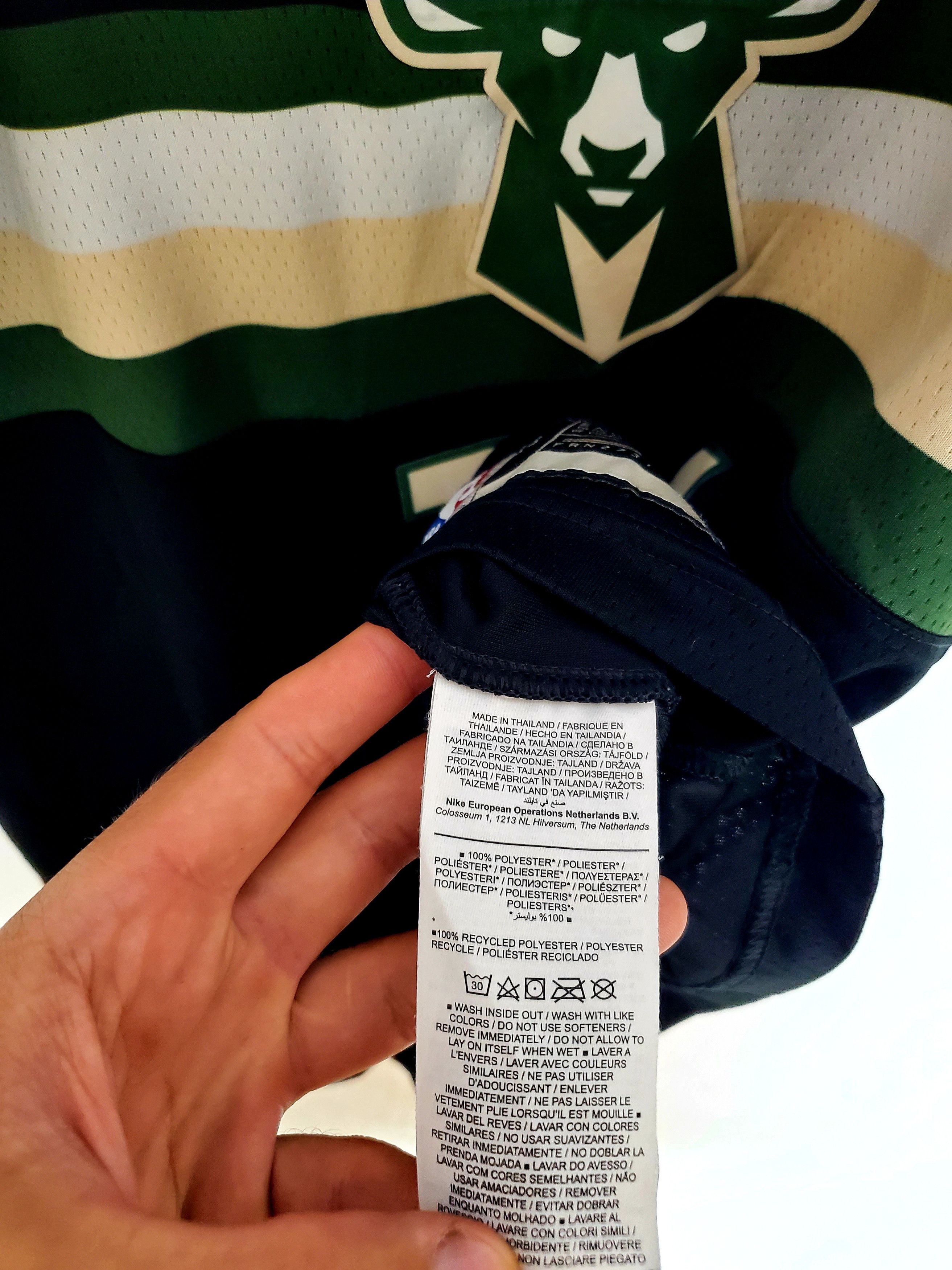 NBA NBA × Nike Milwaukee Bucks Giannis Antetokounmpo Jersey NBA Size US M / EU 48-50 / 2 - 5 Thumbnail