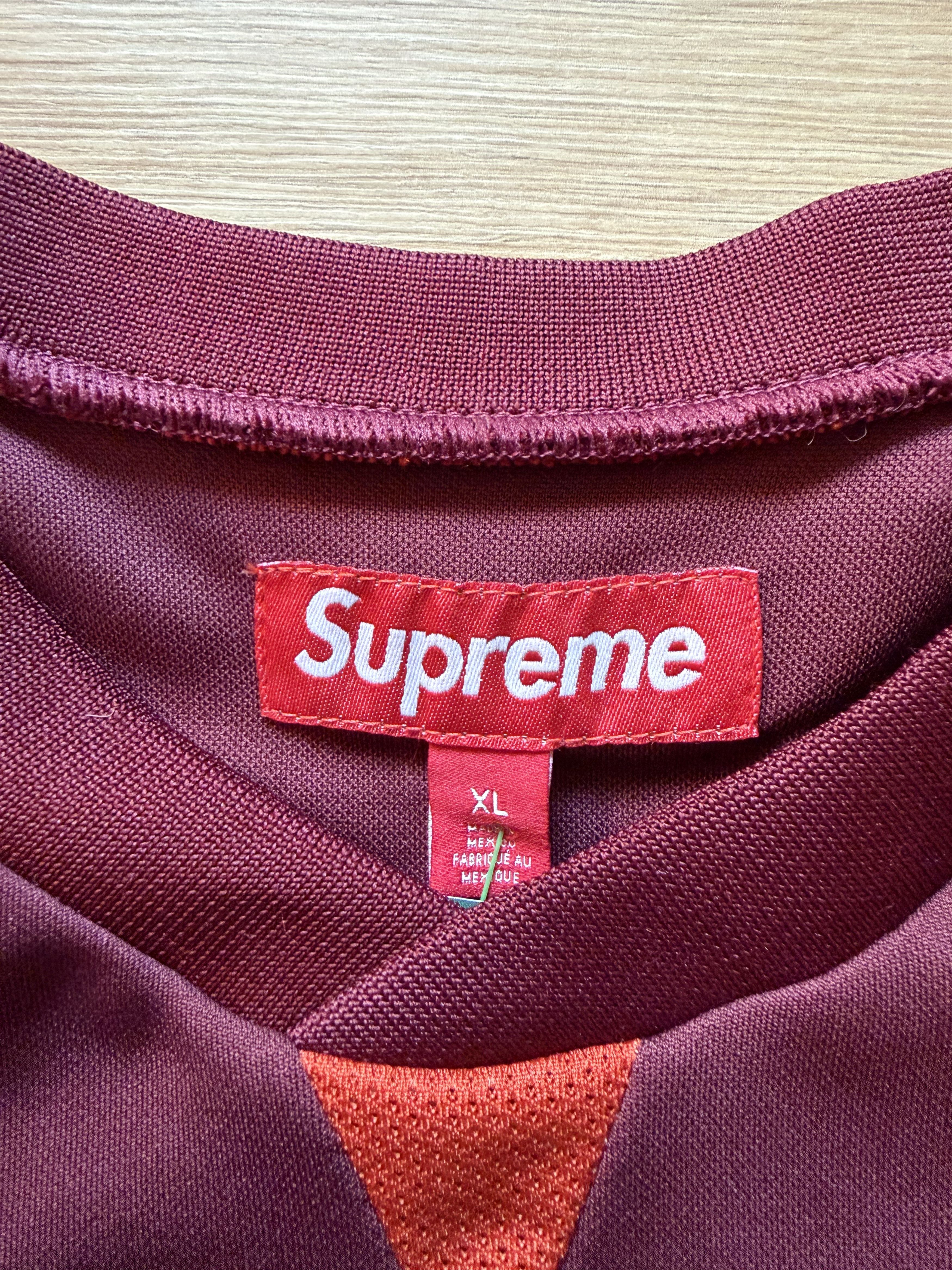 Supreme Supreme Crest Soccer Jersey FW24 "Maroon" — XL — DS Size US XL / EU 56 / 4 - 5 Thumbnail