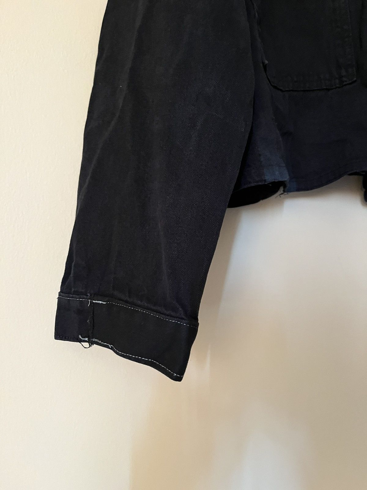 Vintage Over-dyed Black studded work jacket. Size US M / EU 48-50 / 2 - 3 Thumbnail