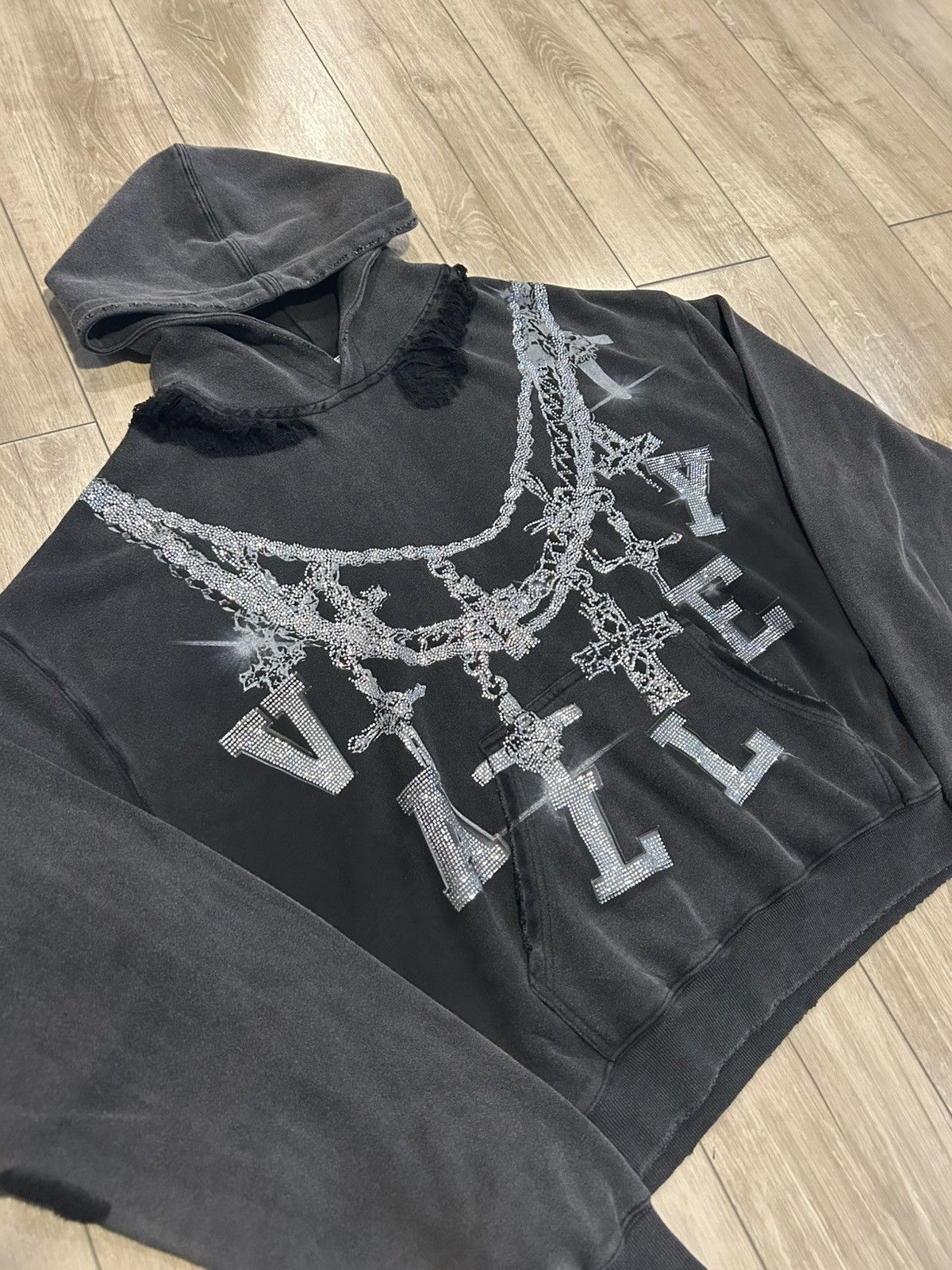 Vale Vale Forever Big Chain Hoodie | Grailed