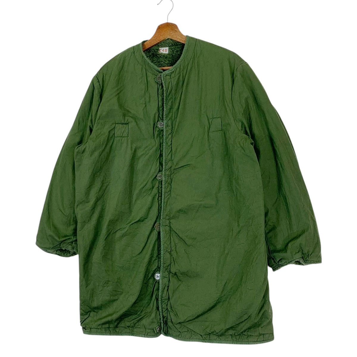 Vintage Vintage C48 Dark Green Heavy Button Jacket Size US M / EU 48-50 / 2 - 3 Thumbnail