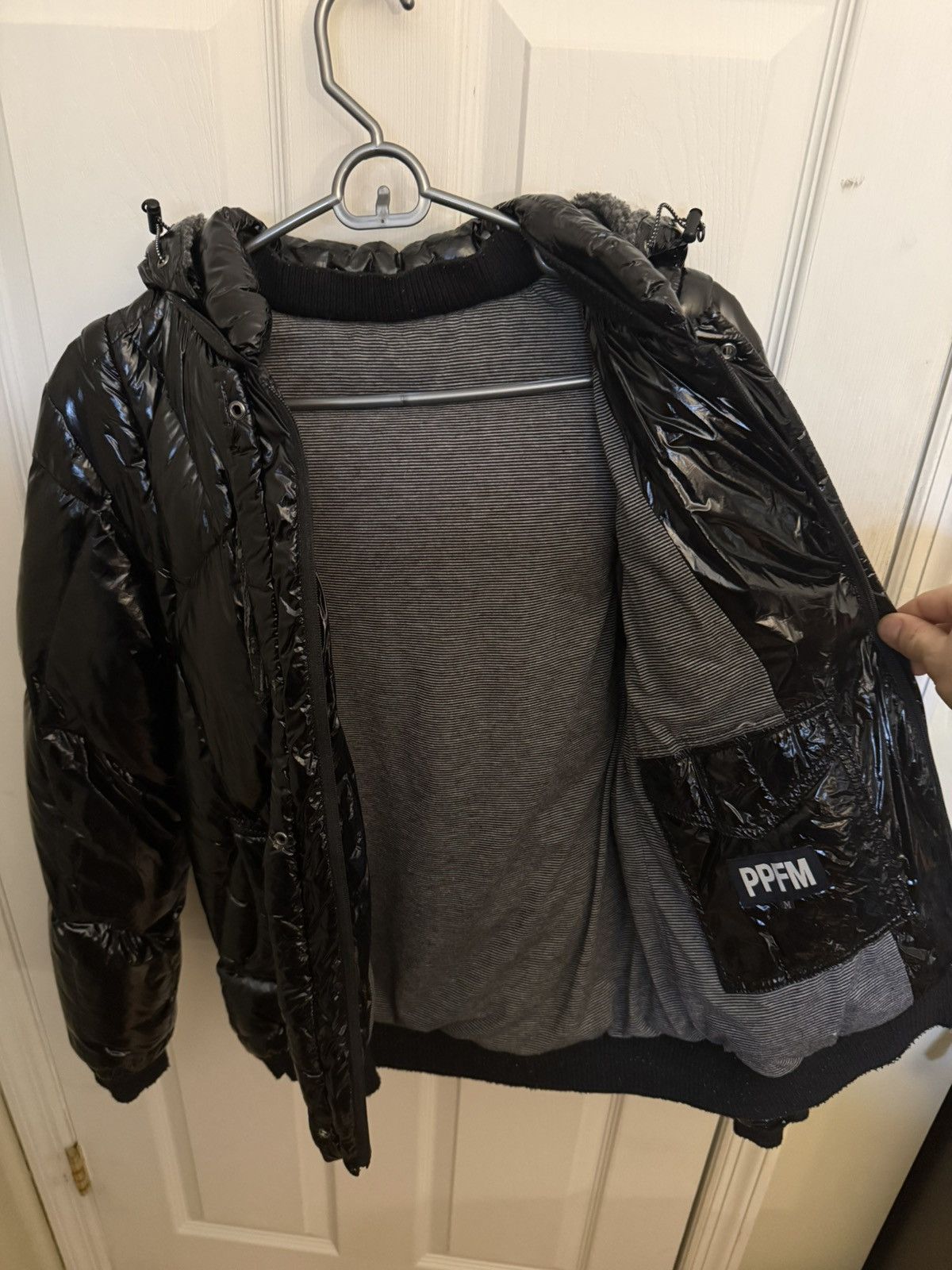 PPFM PPFM Black Deconstructible Puffer Down Jacket Zipper Size US M / EU 48-50 / 2 - 4 Thumbnail