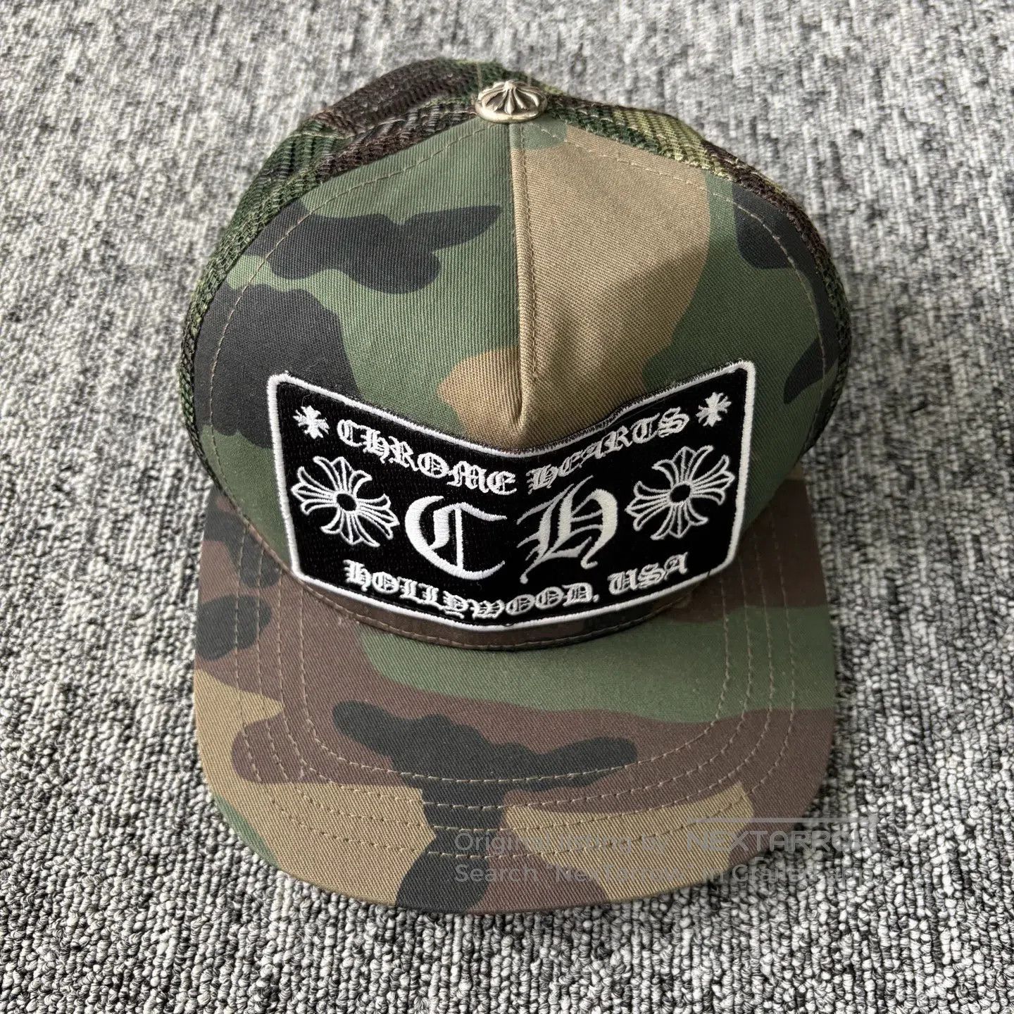 Chrome Hearts × Otto × Vintage Vintage Chrome Heart Camo Trucker