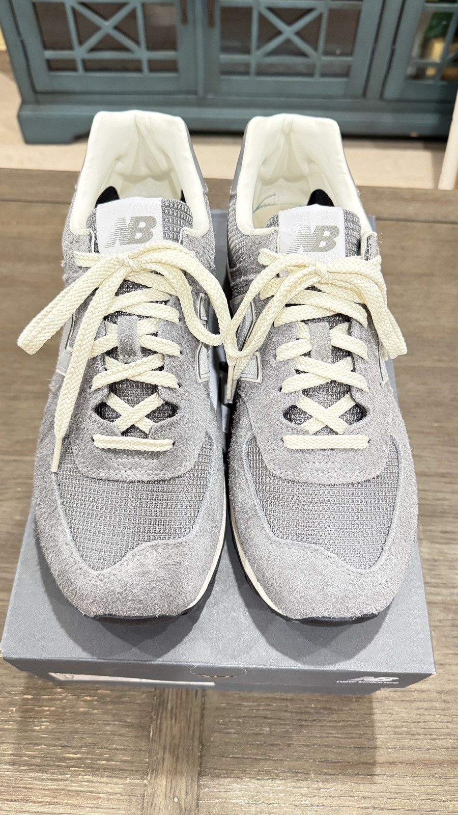 New Balance New Balance x Pottery 574 PremiumSoft Grey U574GG2 Size 11 Size US 11 / EU 44 - 4 Thumbnail