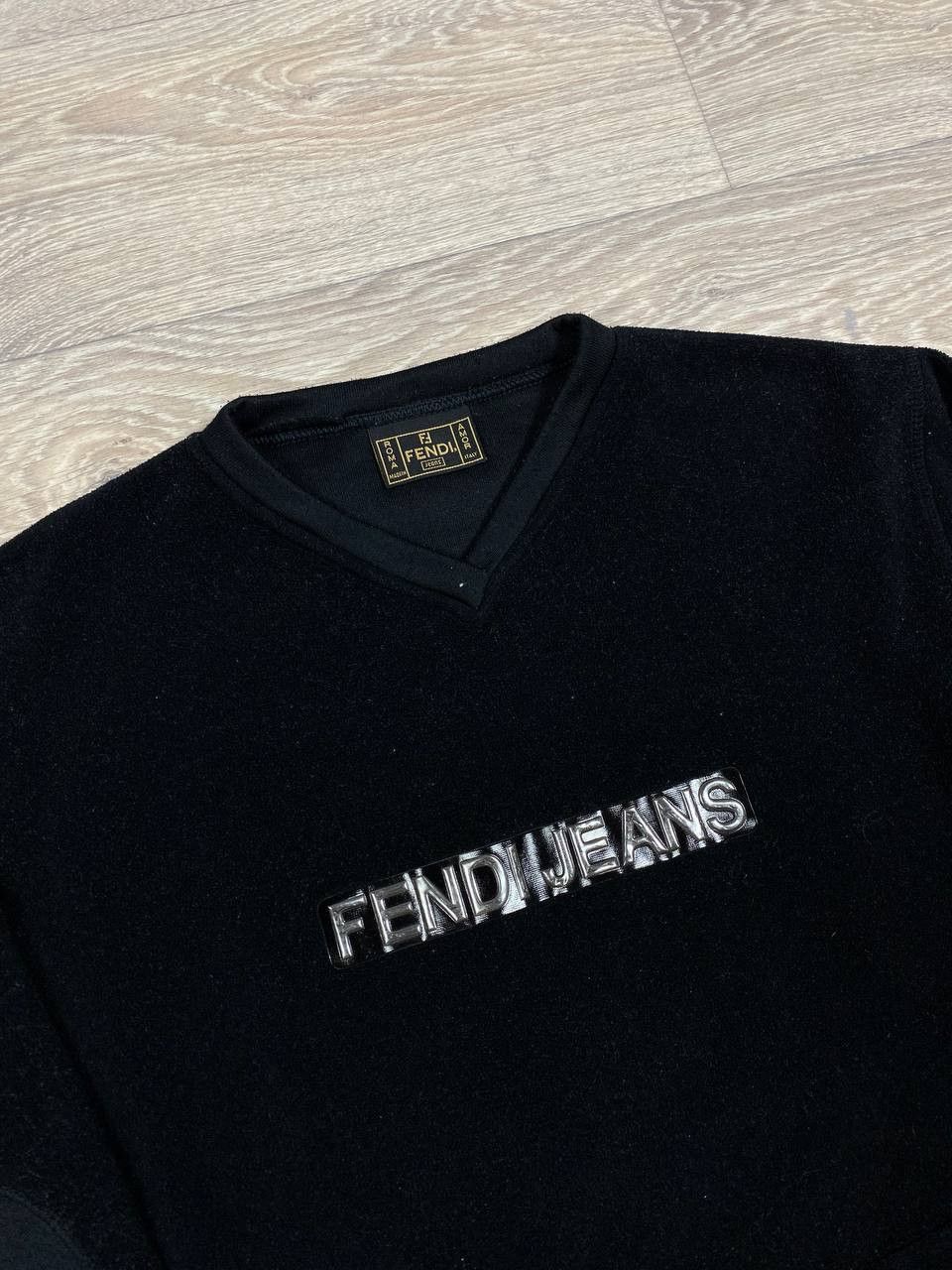 Fendi × Vintage Vintage Fendi Fleece Sweatshirt Size M Size US M / EU 48-50 / 2 - 2 Thumbnail