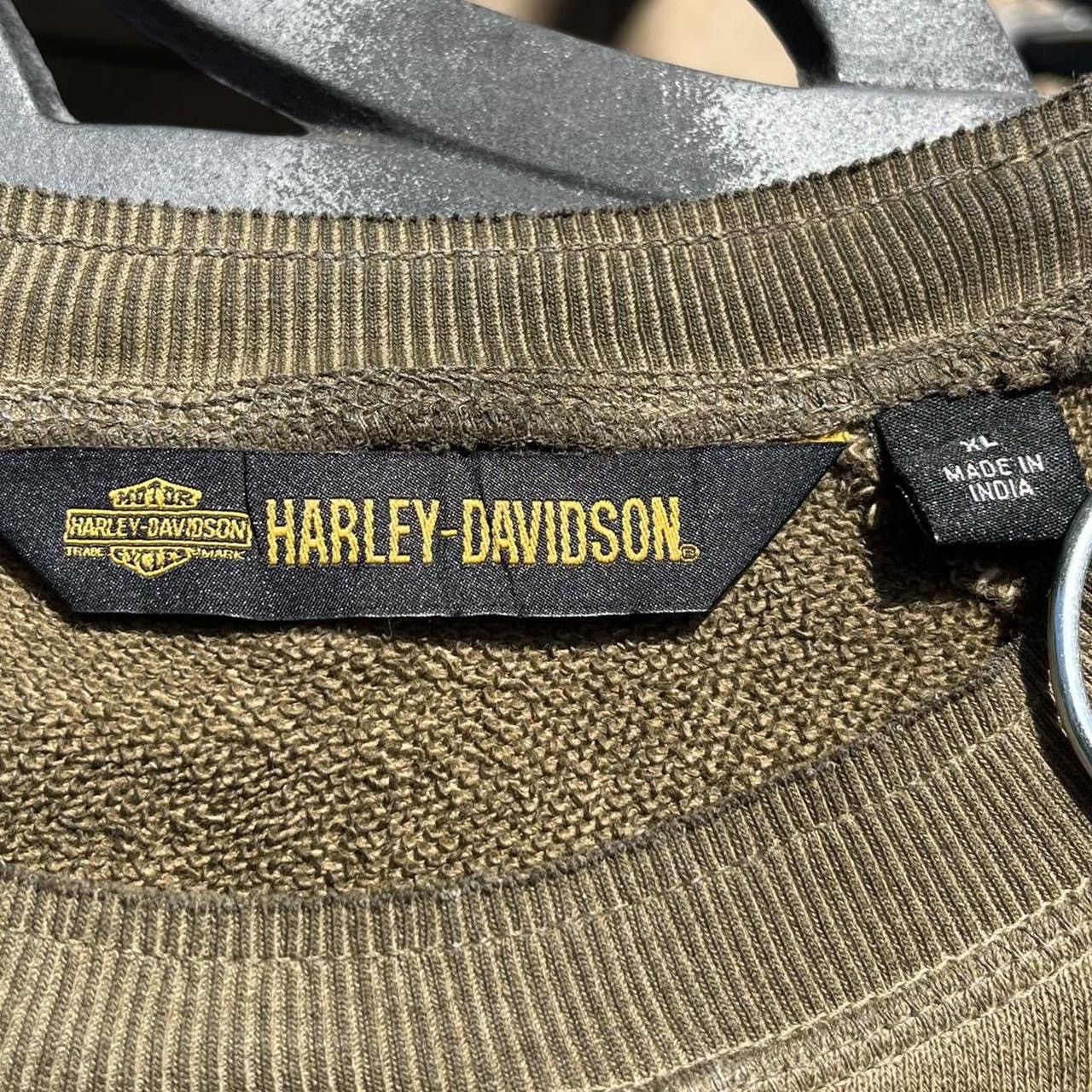 Harley Davidson × Vintage Vintage Y2K Harley Davidson Motorcycles Studded Pullover Size XL / US 12-14 / IT 48-50 - 7 Thumbnail