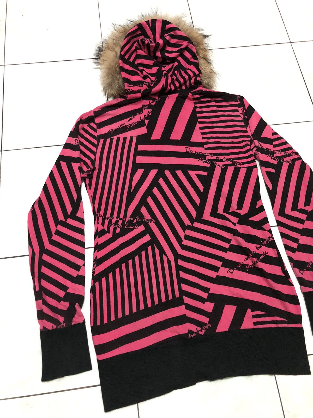 Japanese Brand Dosah Japanese Fur Poem Hoodie Style Ifsixwasnine Lgb Style Size L / US 10 / IT 46 - 10 Thumbnail