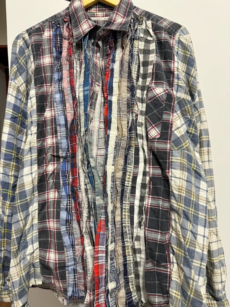 Needles Patchwork Button Up Shirt - dmc