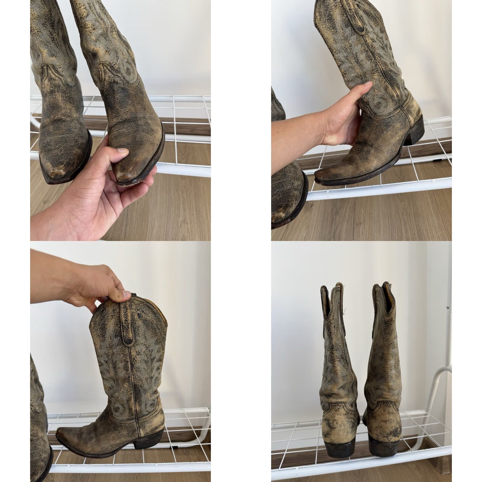 Old Gringo VINTAGE OLD GRINGO Star Leather Western Cowboy Woman Boots Size 8 Size US 8 / IT 38 - 8 Thumbnail