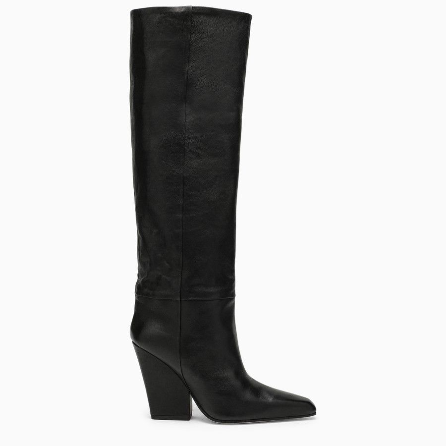 Paris Texas o1d2blof0924 Leather Boots in Black Size US 6.5 / IT 36.5 - 1 Thumbnail
