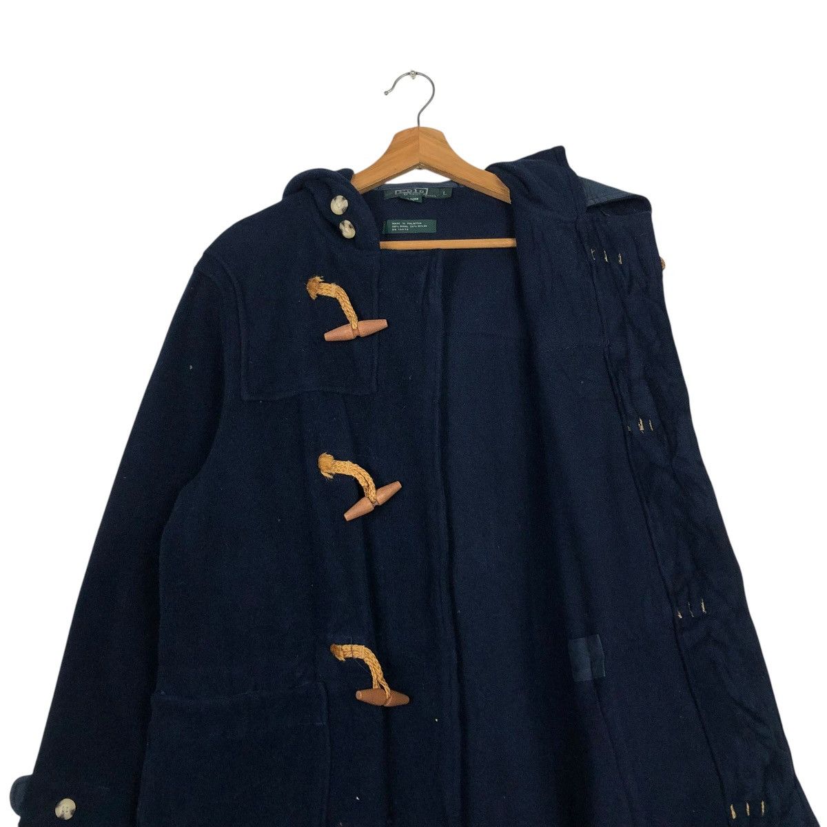Polo Ralph Lauren 🔥VINTAGE WOOL DUFFLE JACKET POLO RALPH LAUREN GREEN LABEL Size US L / EU 52-54 / 3 - 16 Thumbnail