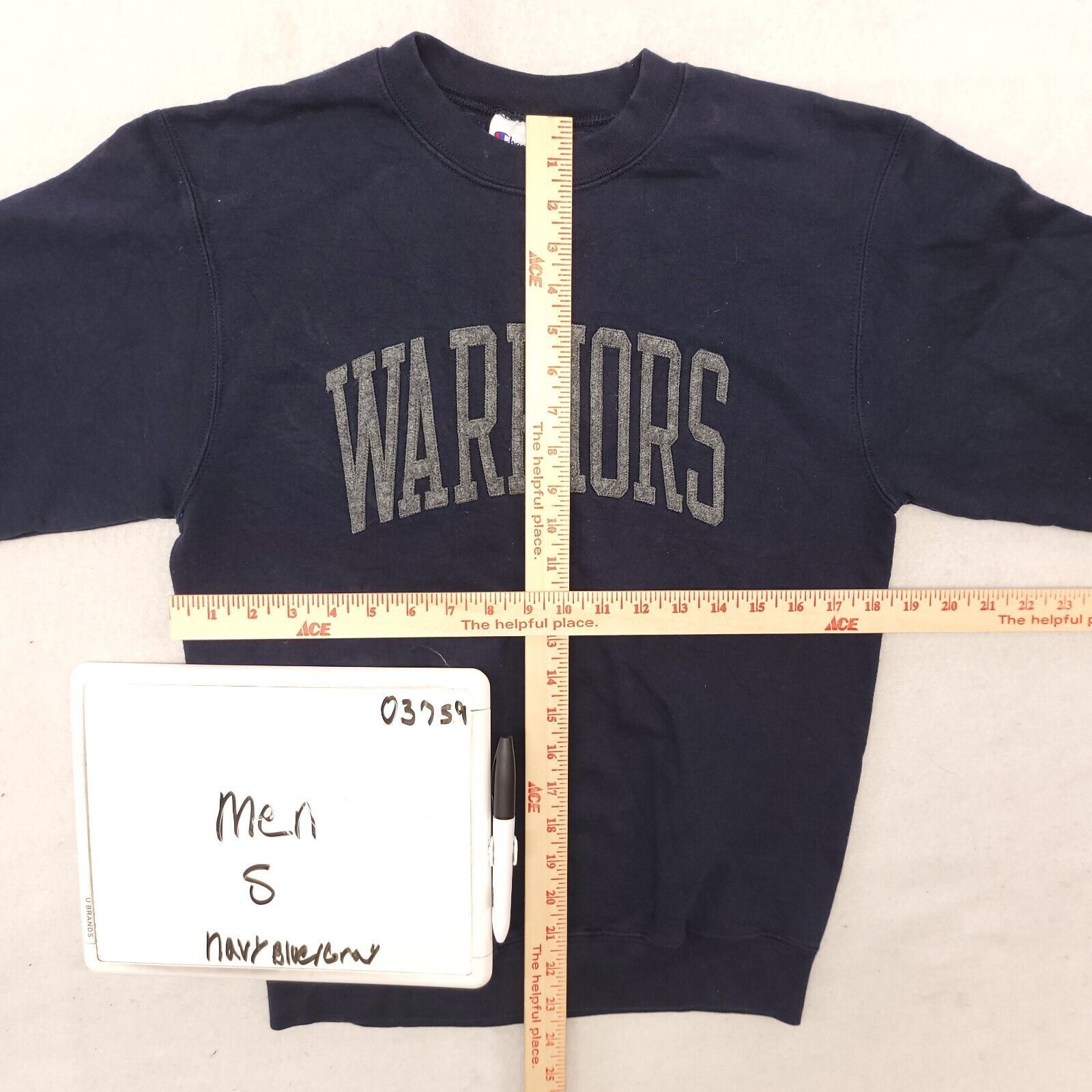 Champion Champion Warriors Pullover Sweatshirt Mens Size Small S Blue Size US S / EU 44-46 / 1 - 6 Thumbnail