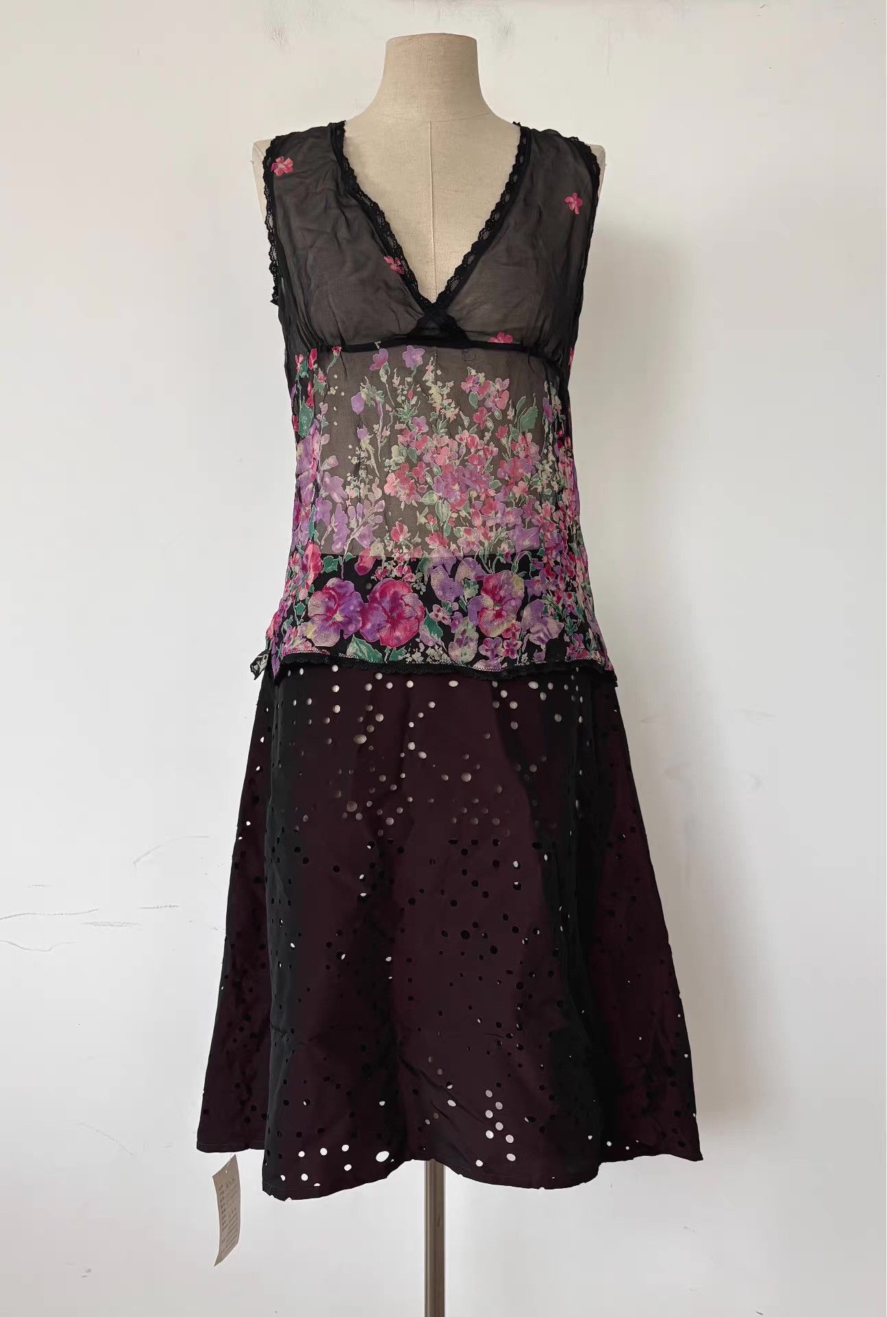 Marella Marella Women's Silk Sheer Top Ｑ21 Size M / US 6-8 / IT 42-44 - 1 Thumbnail