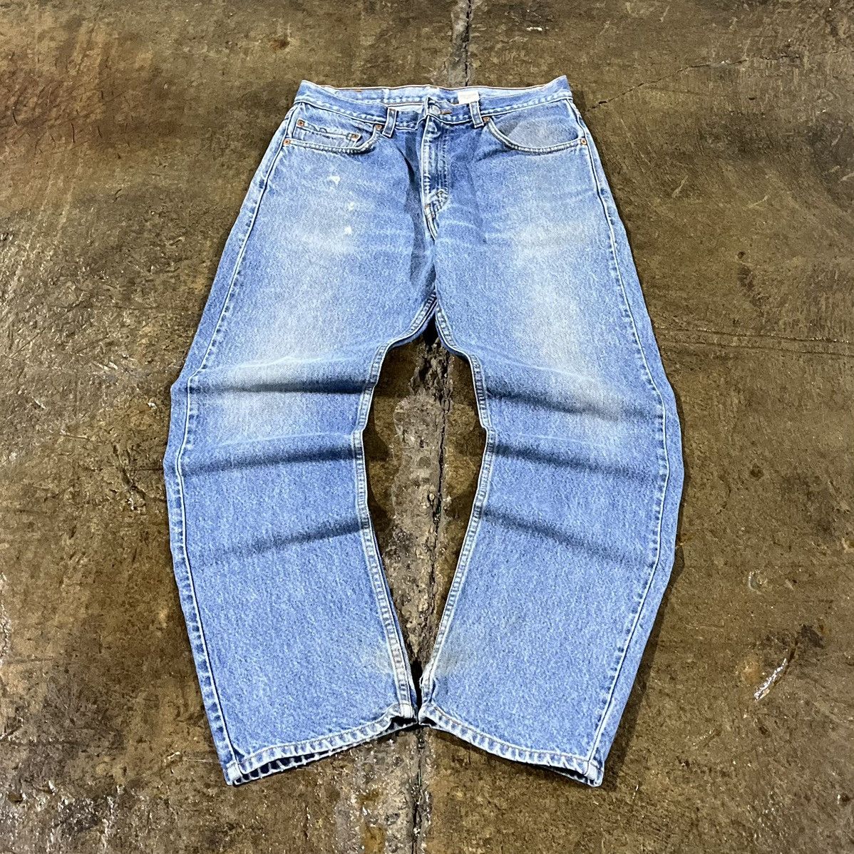 Levi's × Vintage Crazy Vintage 90s Levi's 505 Faded Essential Skater Jeans Size US 33 - 2 Thumbnail