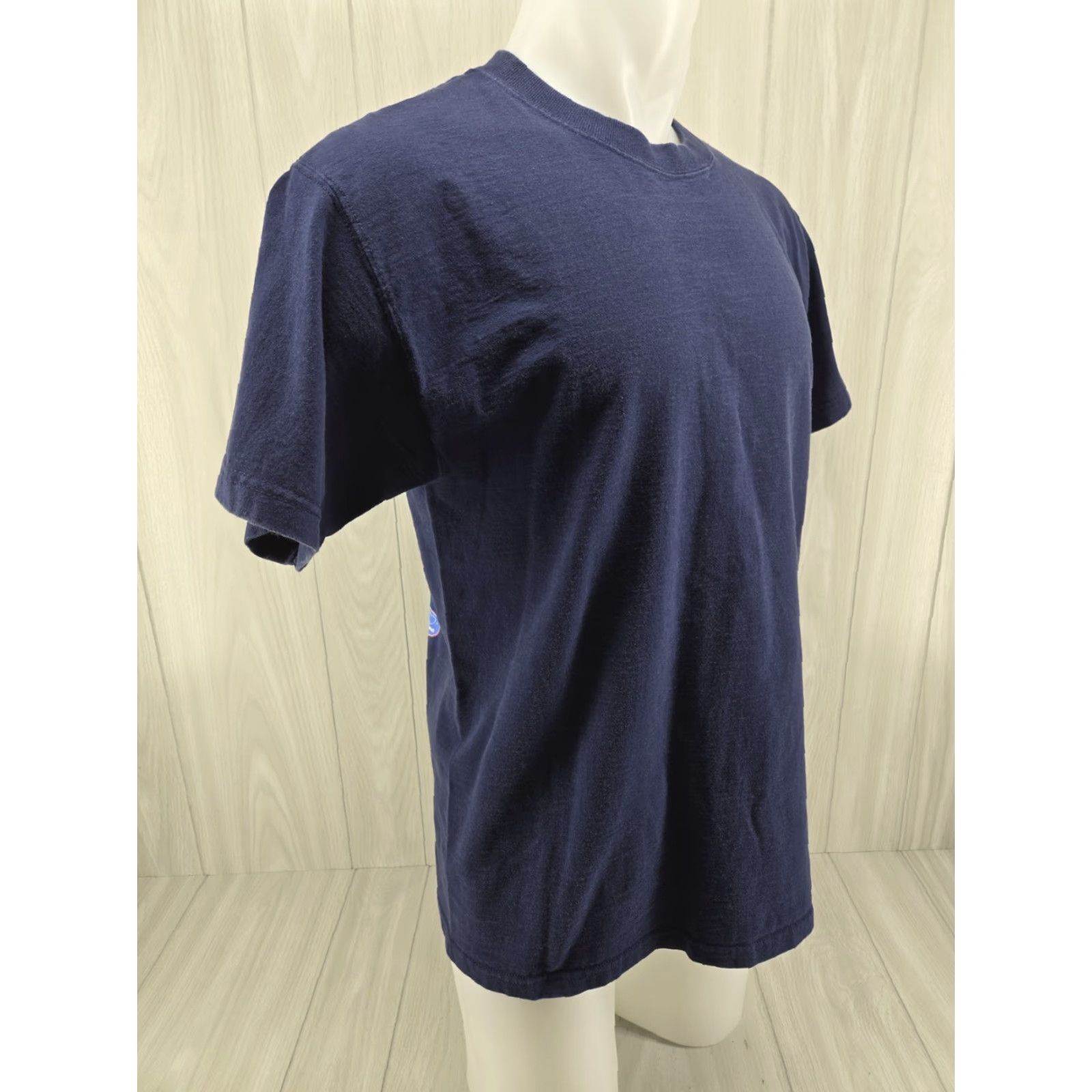 Fruit Of The Loom VINTAGE Space Flight Awareness T Shirt Mens Large Blue Nike Shirt Size US L / EU 52-54 / 3 - 7 Thumbnail
