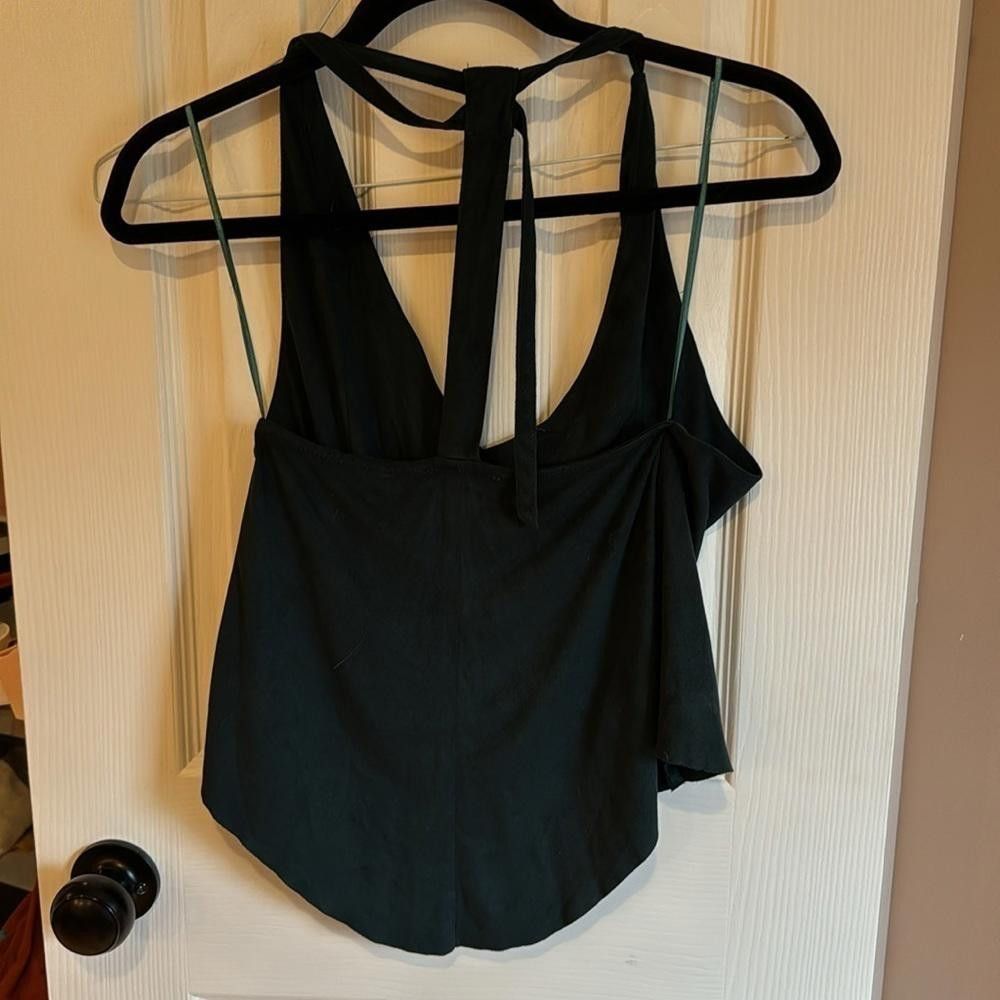 Designer Bishop & Young Green t back halter top Size XS / US 0-2 / IT 36-38 - 2 Thumbnail