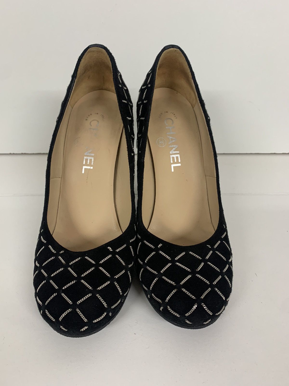 Chanel Heel shoes Chanel Chain Gold Size US 7 / IT 37 - 1 Thumbnail