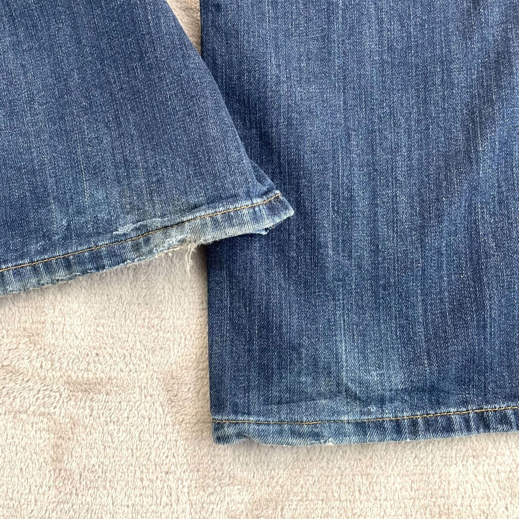 Banana Republic Banana Republic Jeans Women 30x35 Blue Denim Bootcut 5-Pocket Pockets Flap N/A Denim Vintage No Size 30" / US 8 / IT 44 - 4 Thumbnail