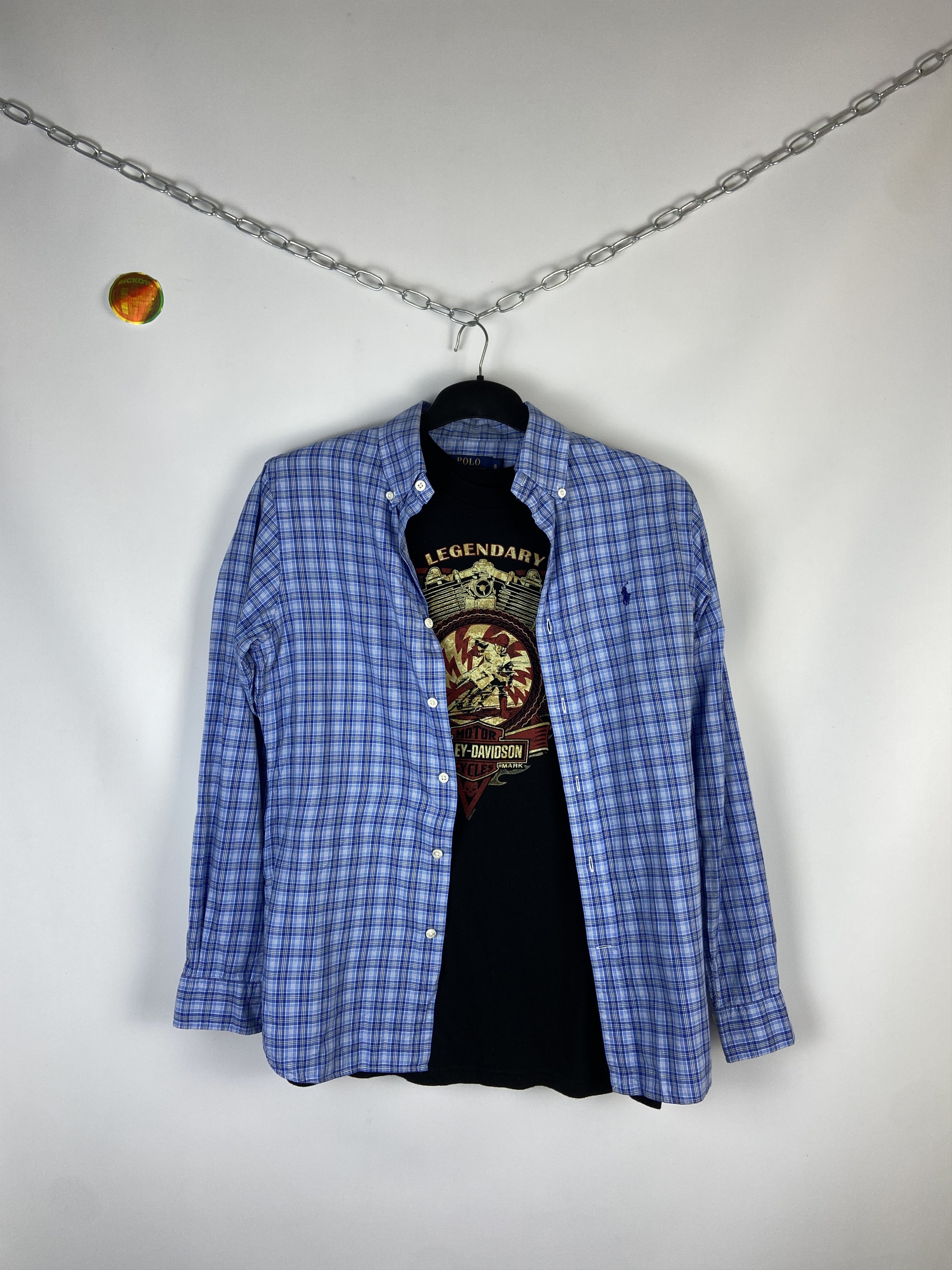 Flannel Flannel Polo Ralph Lauren Vintage Mens Shirt Size US S / EU 44-46 / 1 - 1 Thumbnail