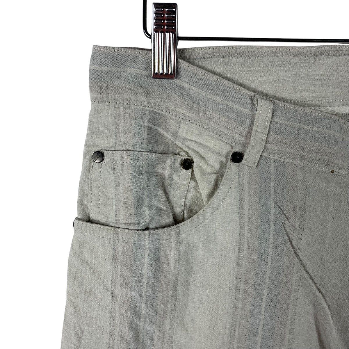 Vintage SALVATORE FERRAGAMO stripe linen pants