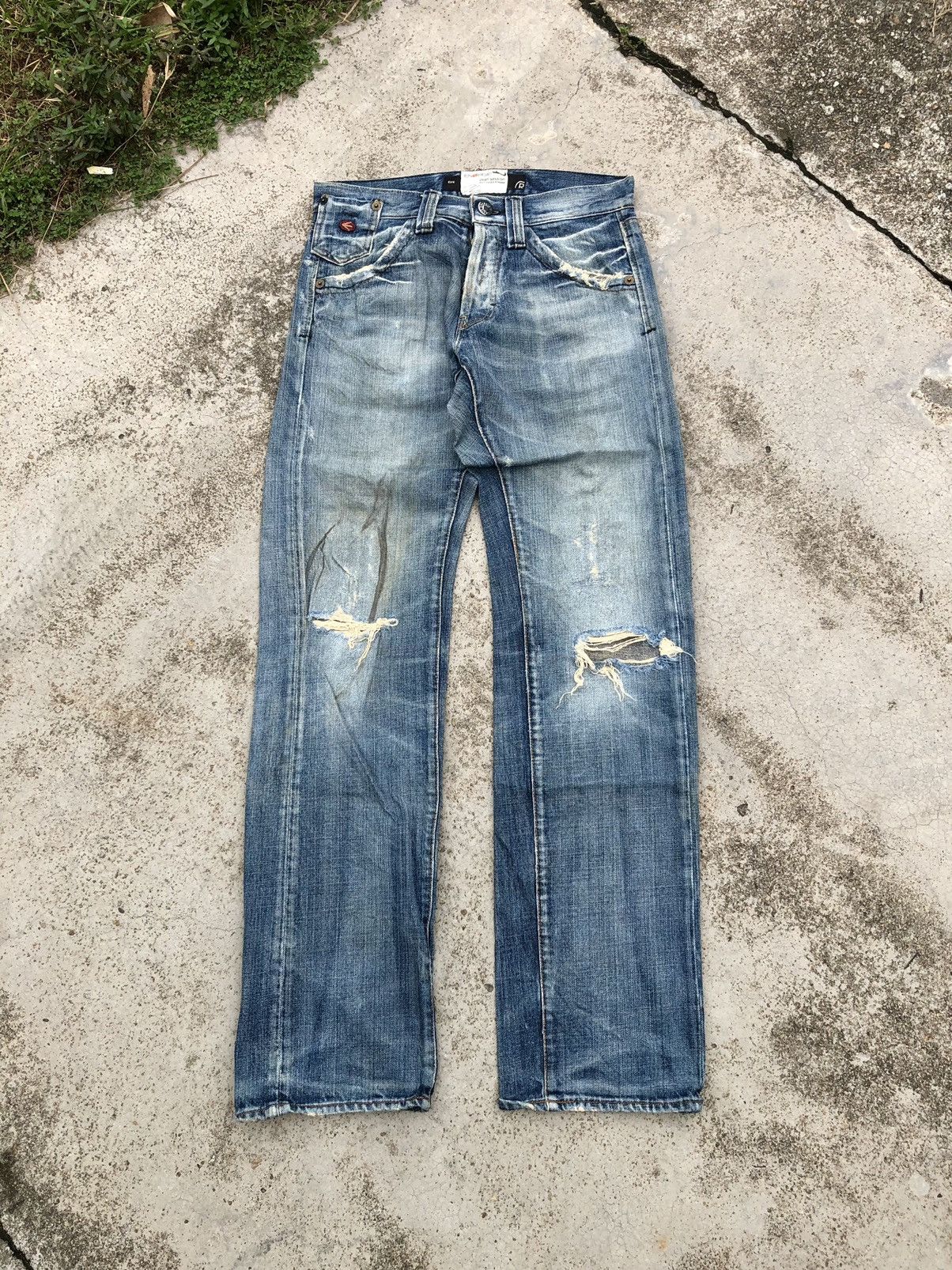 Energie VTGE ENERGIE KIRK Distressed Denim Size US 31 - 2 Thumbnail