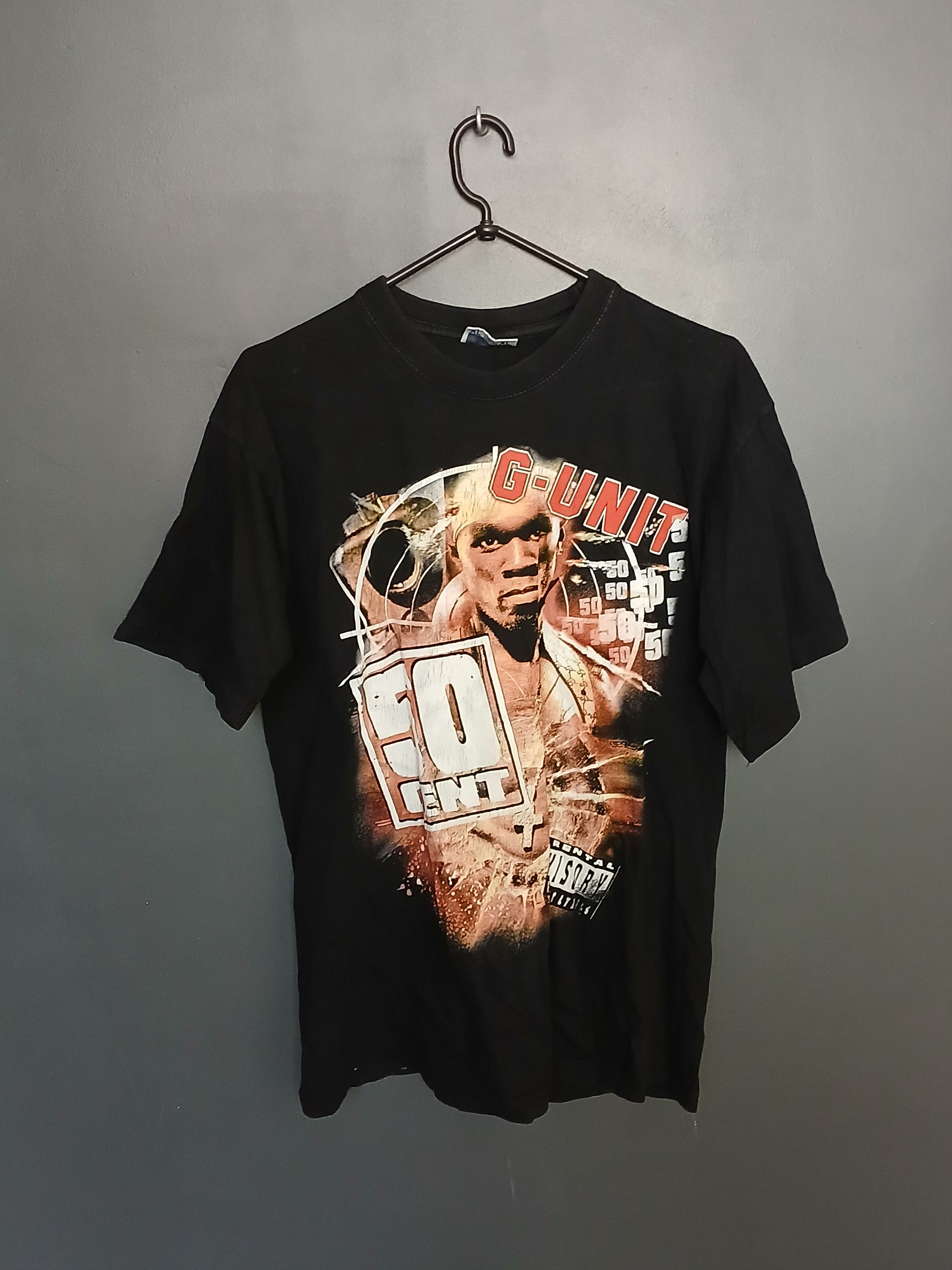 G-Unit × Rap Tees × Vintage Y2K 50 Cents “G-Unit Clothing” t