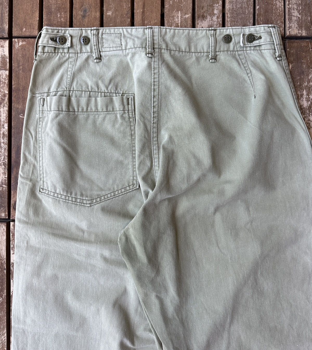 Orslow orSlow Fatigue Pants Beige Size 31 Size US 31 - 4 Thumbnail
