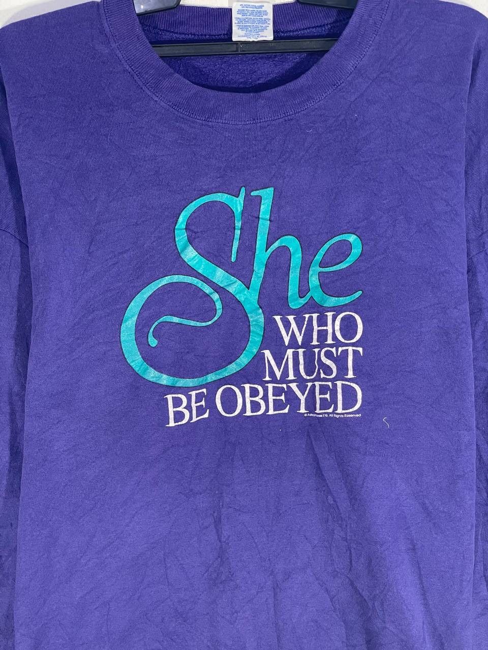 Other Vintage 90s she who must be obeyed sweatshirt jumper 2XL Size US XXL / EU 58 / 5 - 4 Thumbnail